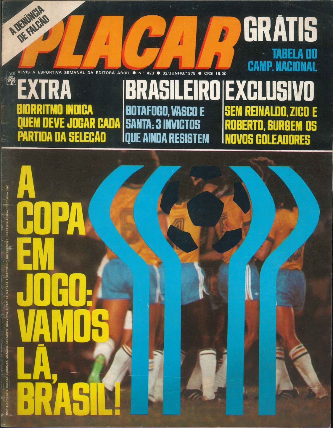 Capa da edição A denúncia de Falcão da revista PLACAR