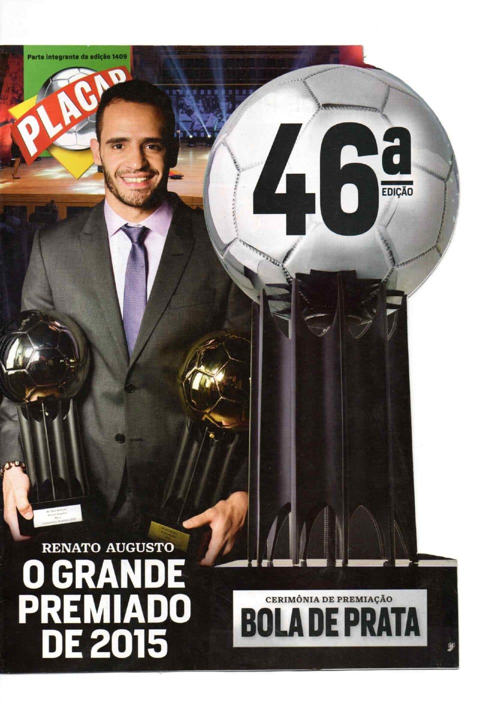 Capa da edição Bola de Prata 2015 da revista PLACAR