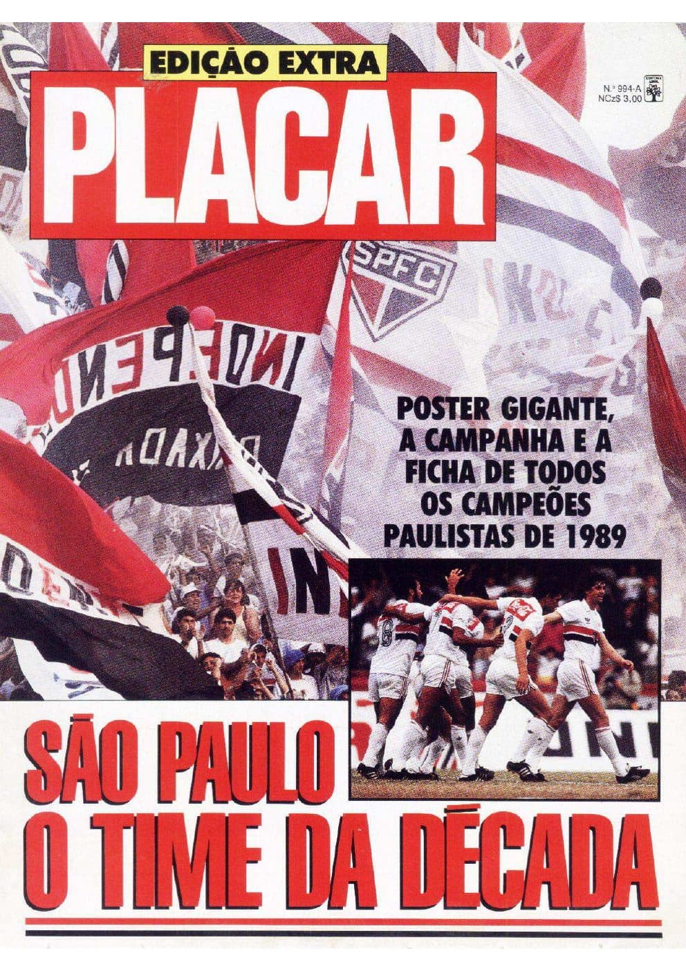Capa da edição Nº 994A da revista PLACAR