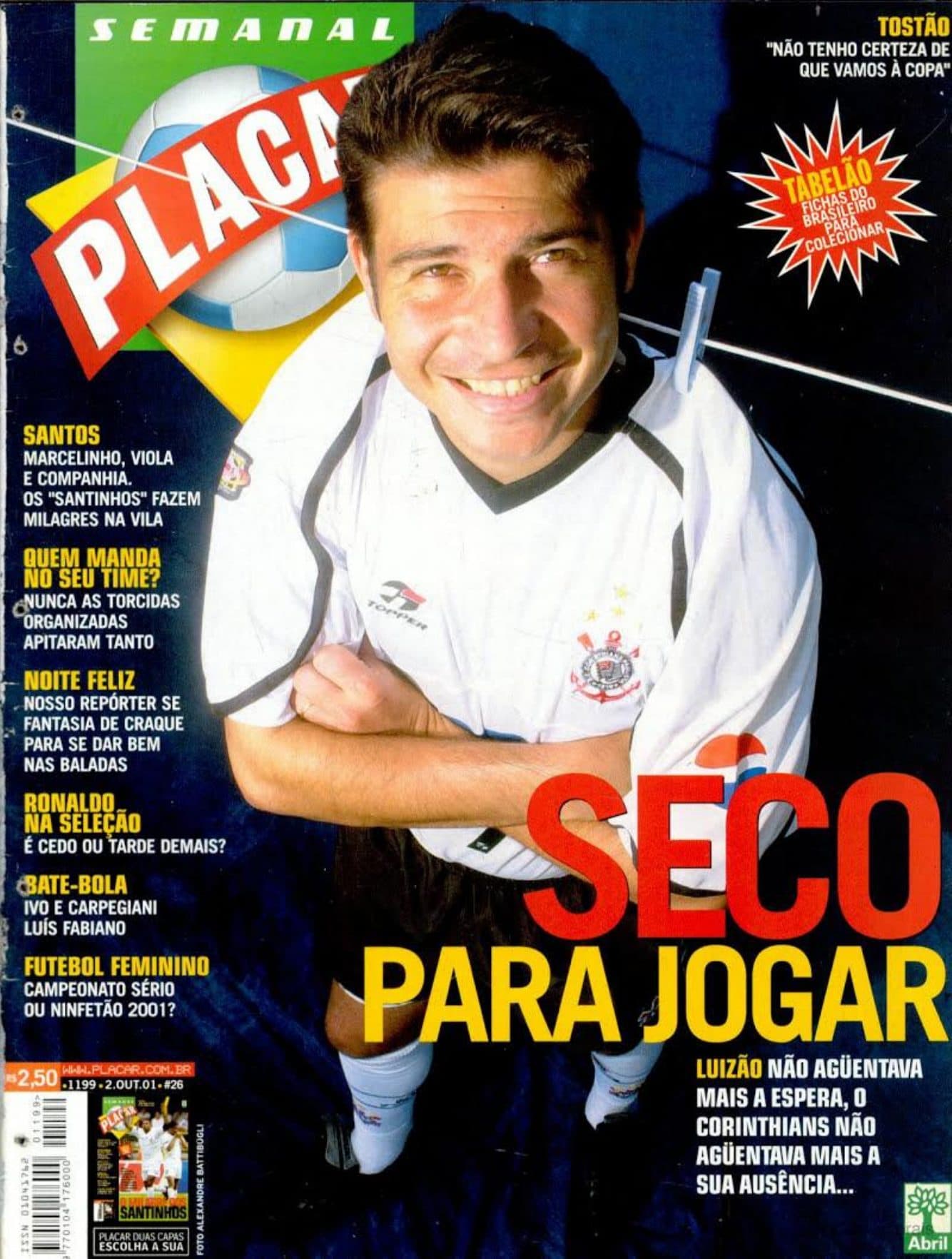Capa da edição Nº 1199 da revista PLACAR