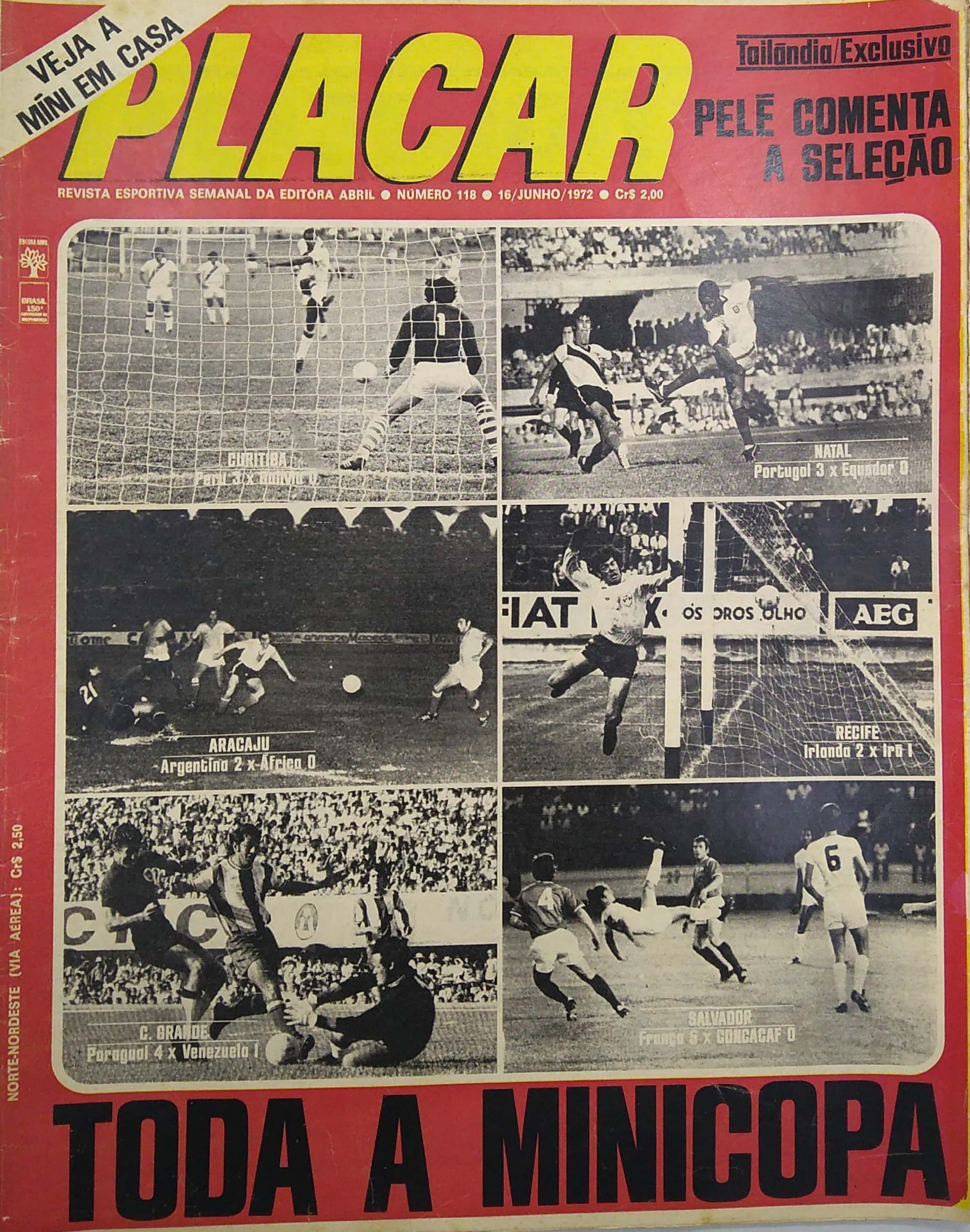 Capa da edição Toda a Minicopa da revista PLACAR