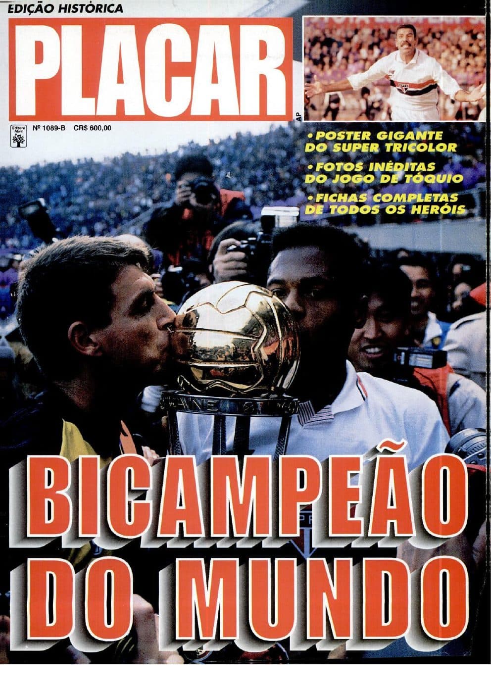 Capa da edição Nº 1089B da revista PLACAR