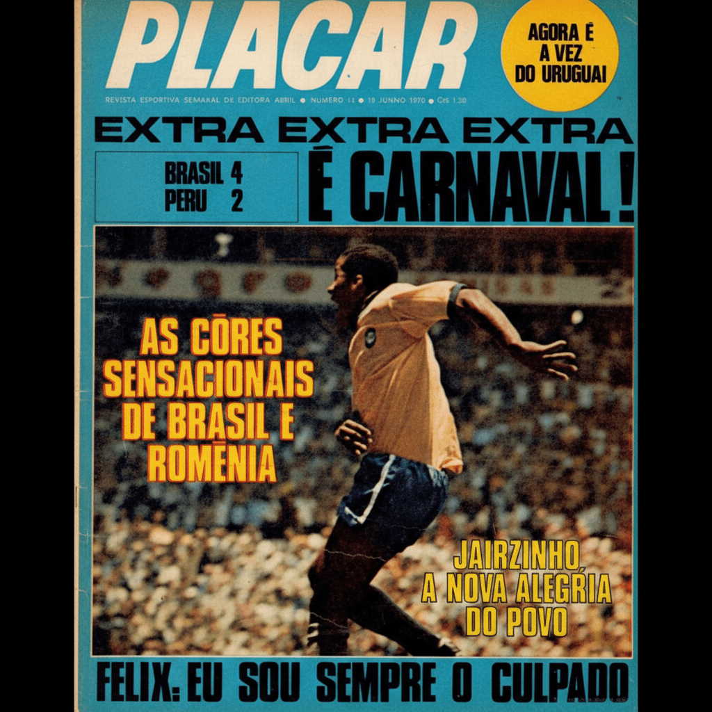 Capa da edição [19-6-1970 da revista PLACAR