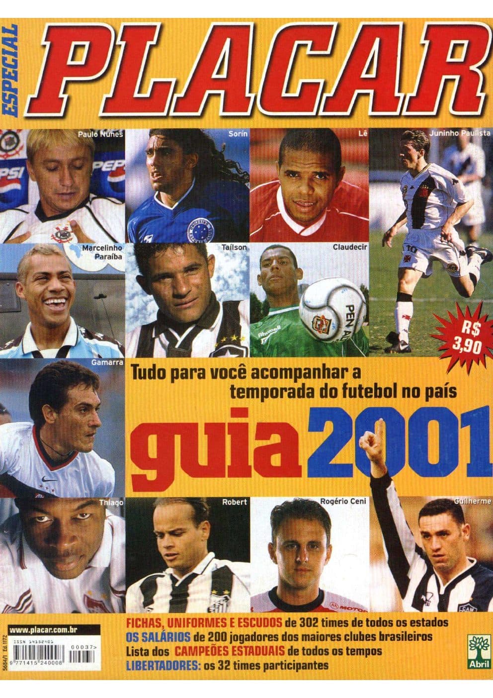 Capa da edição Nº 1172A da revista PLACAR