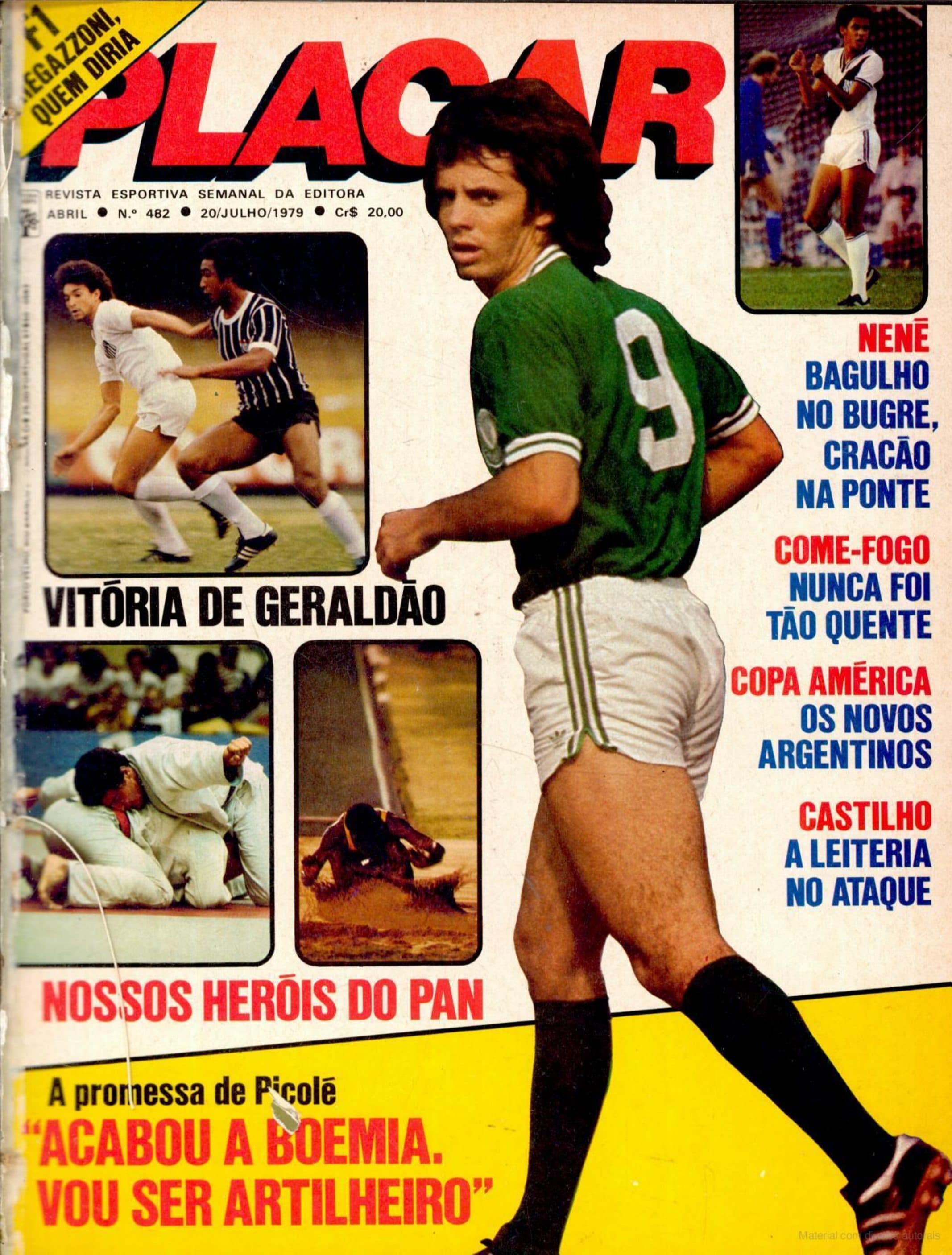 Capa da edição Acabou a boemia. Vou ser artilheiro da revista PLACAR