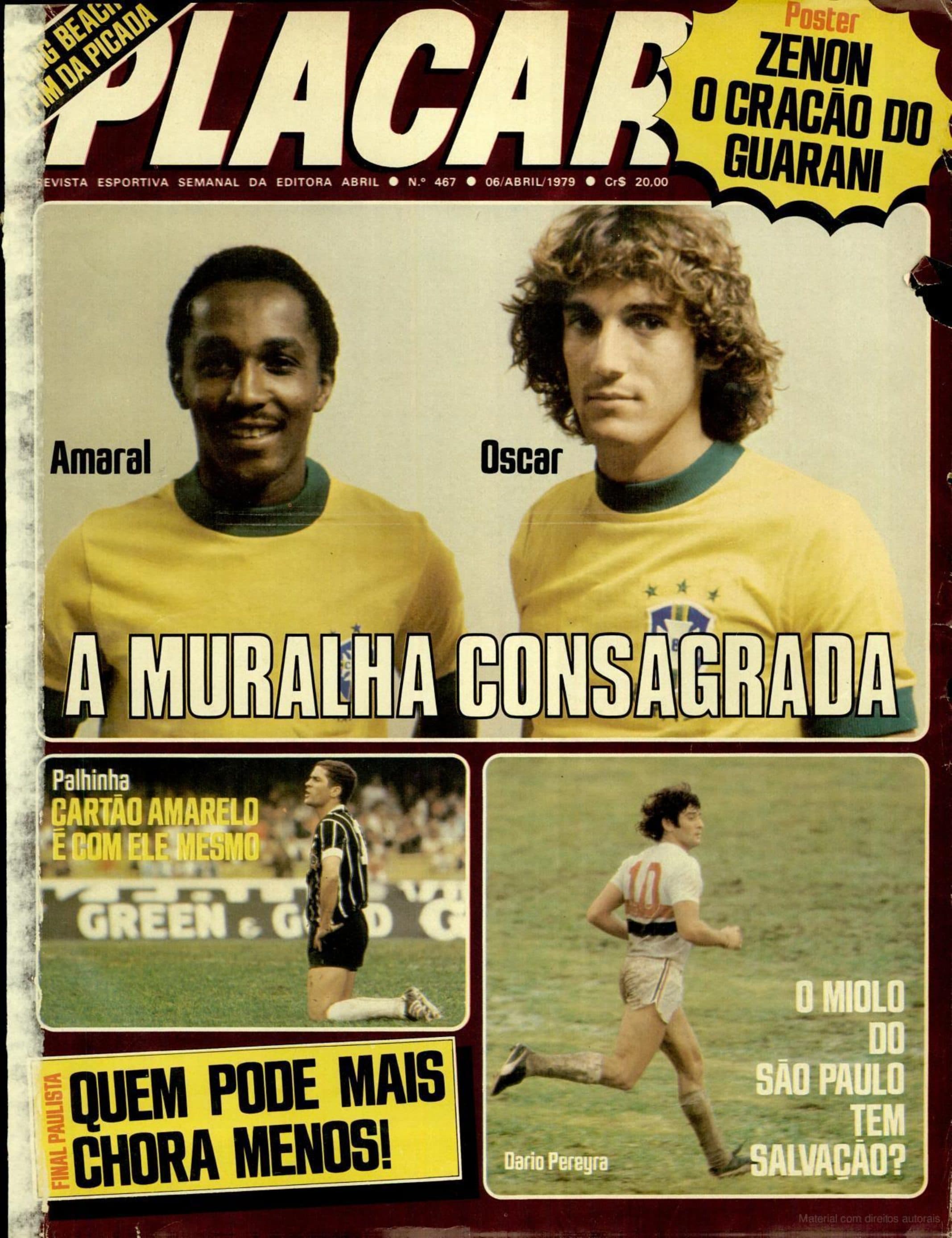 Capa da edição A Muralha Consagrada da revista PLACAR