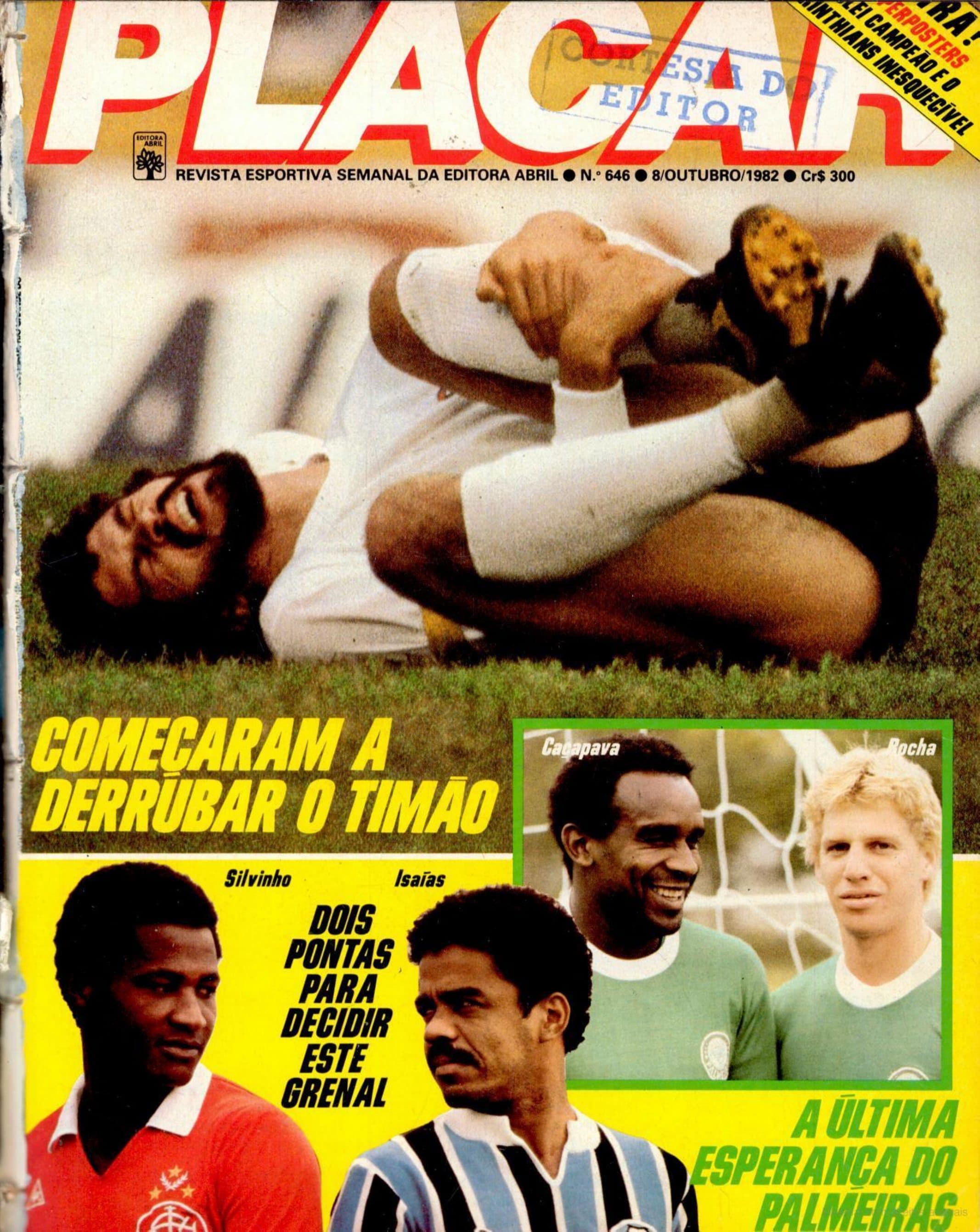 Capa da edição (I) da revista PLACAR
