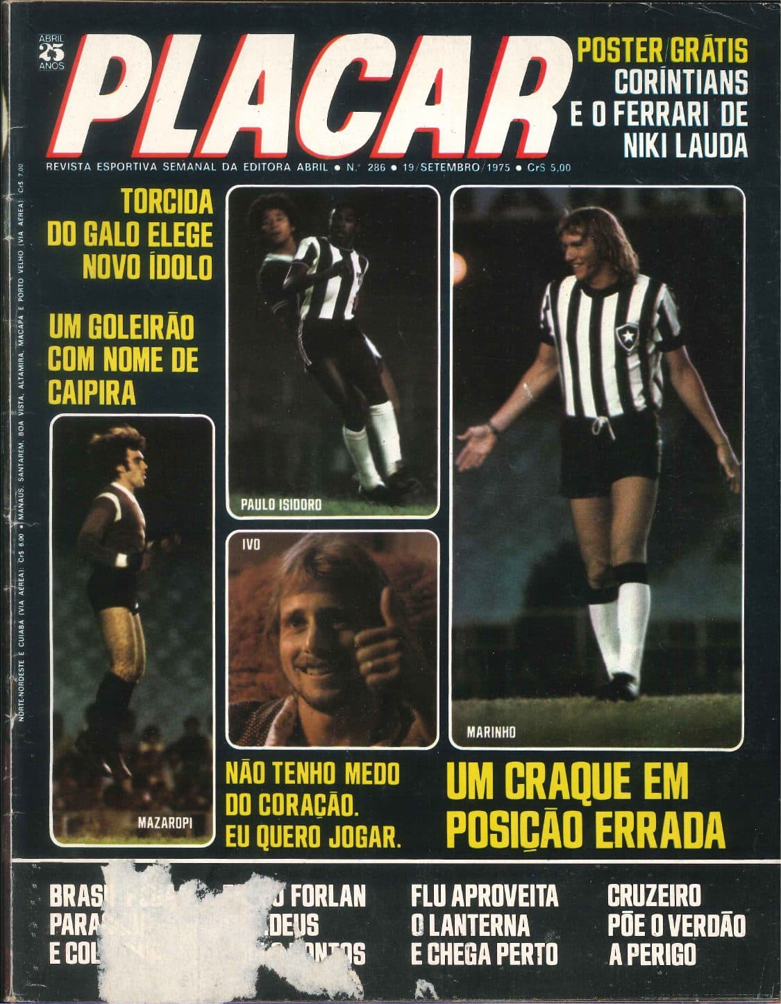 Capa da edição Culpa do Estaleiro da revista PLACAR