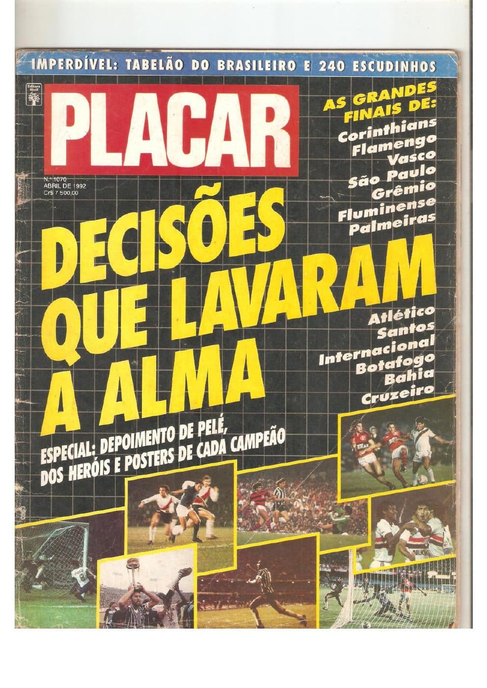 Capa da edição Nº 1070 da revista PLACAR