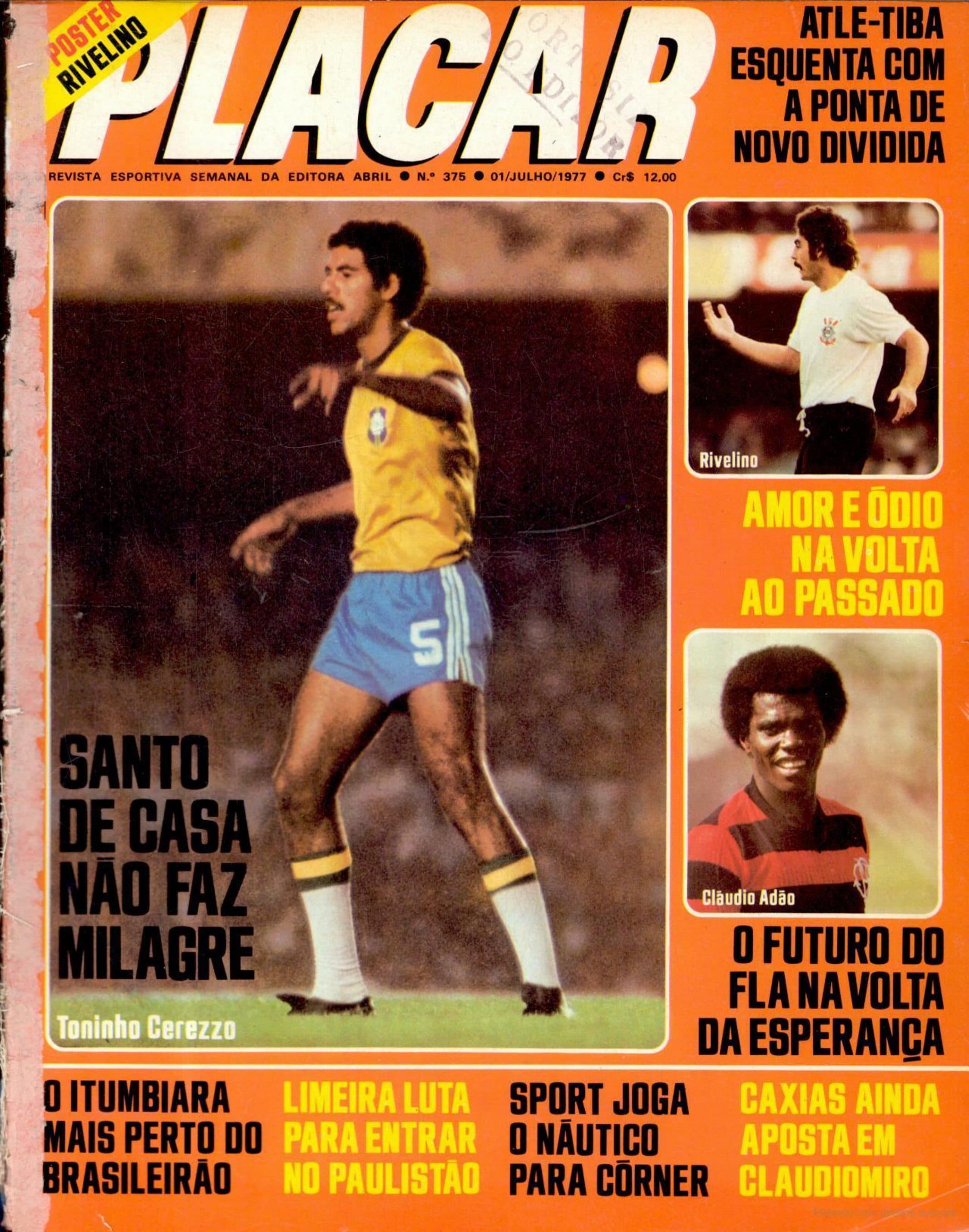 Capa da edição Santo de casa não faz milagre da revista PLACAR