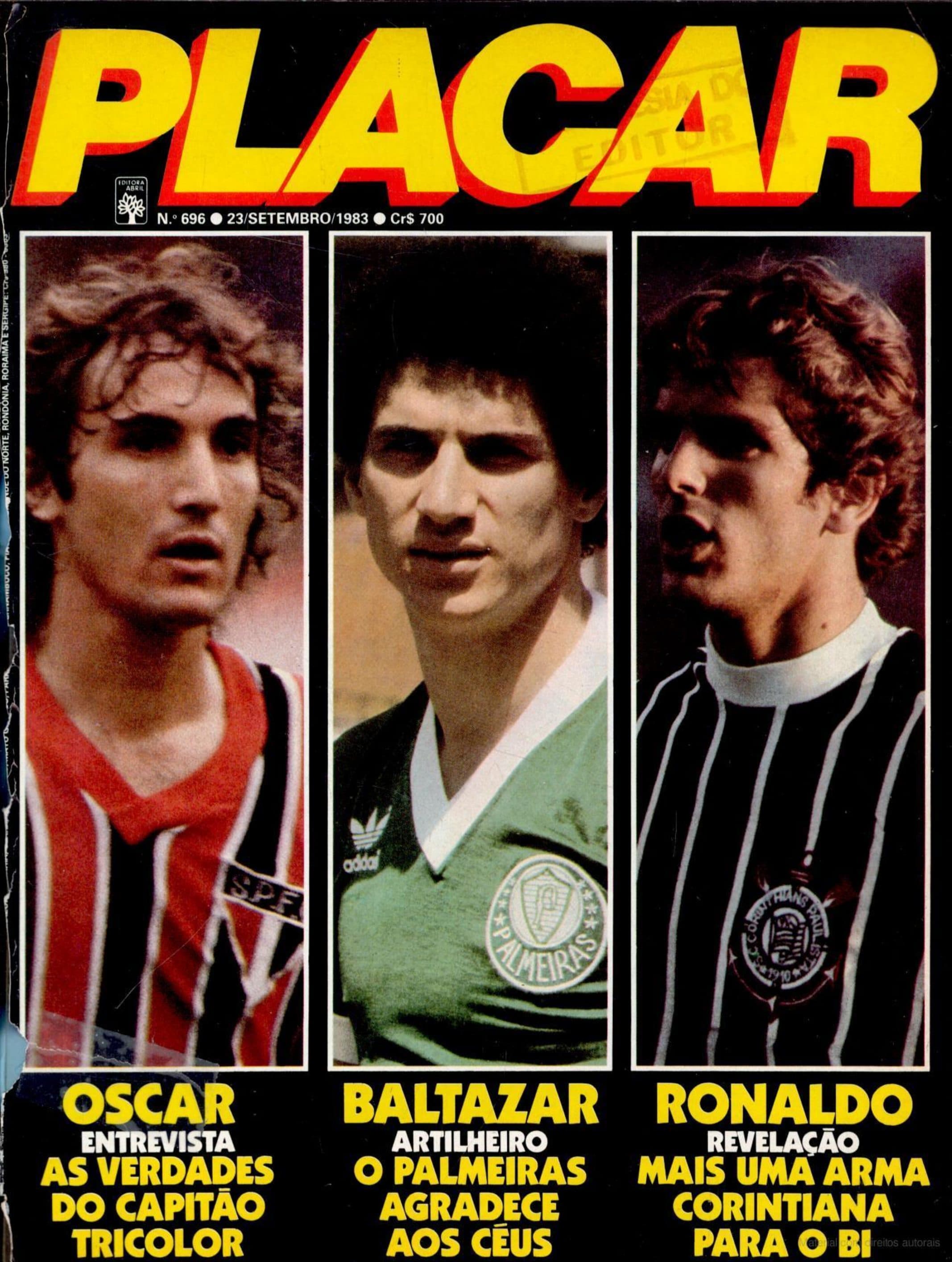 Capa da edição As verdades do capitão tricolor da revista PLACAR