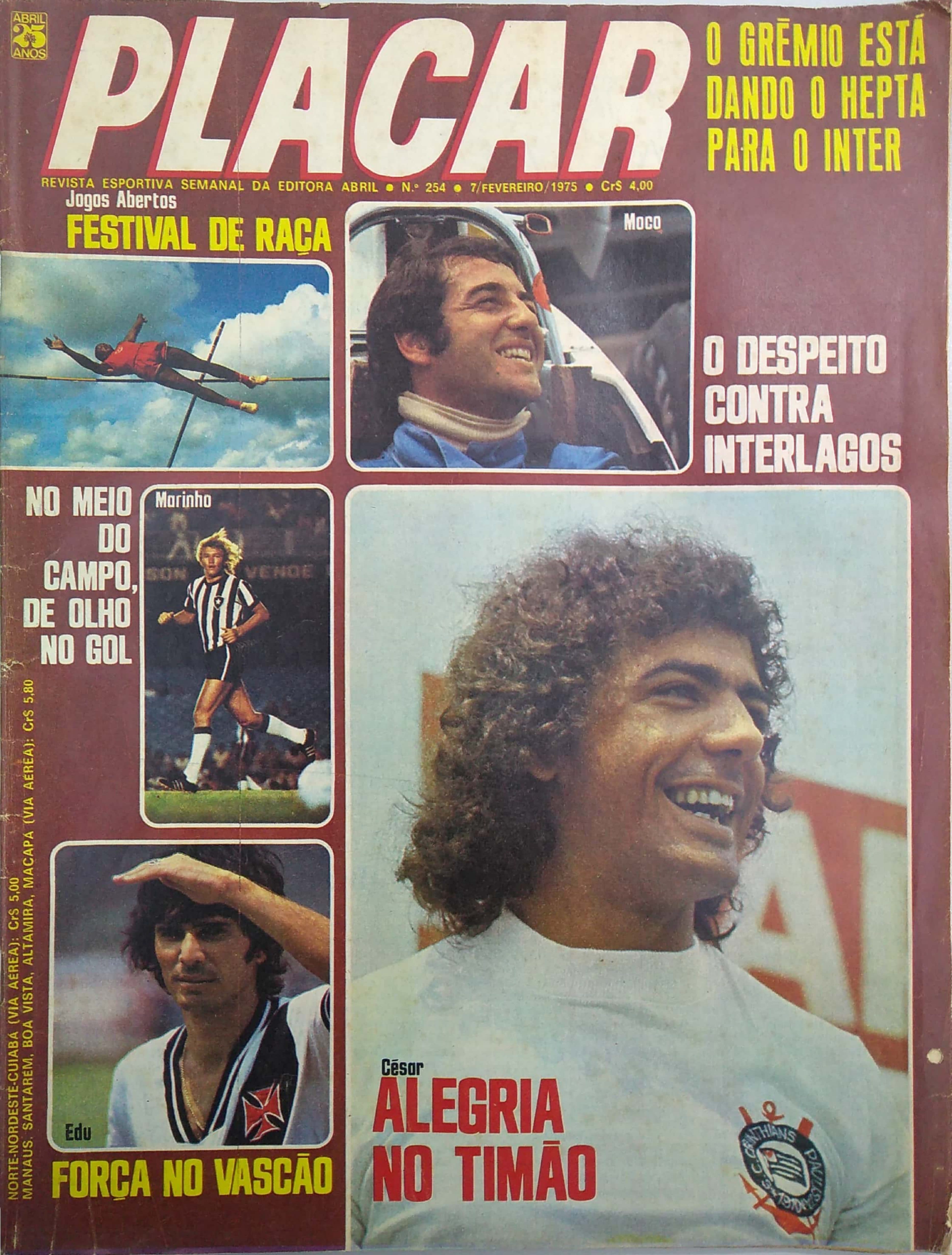 Capa da edição O Grêmio está dando o hepta para o Inter da revista PLACAR