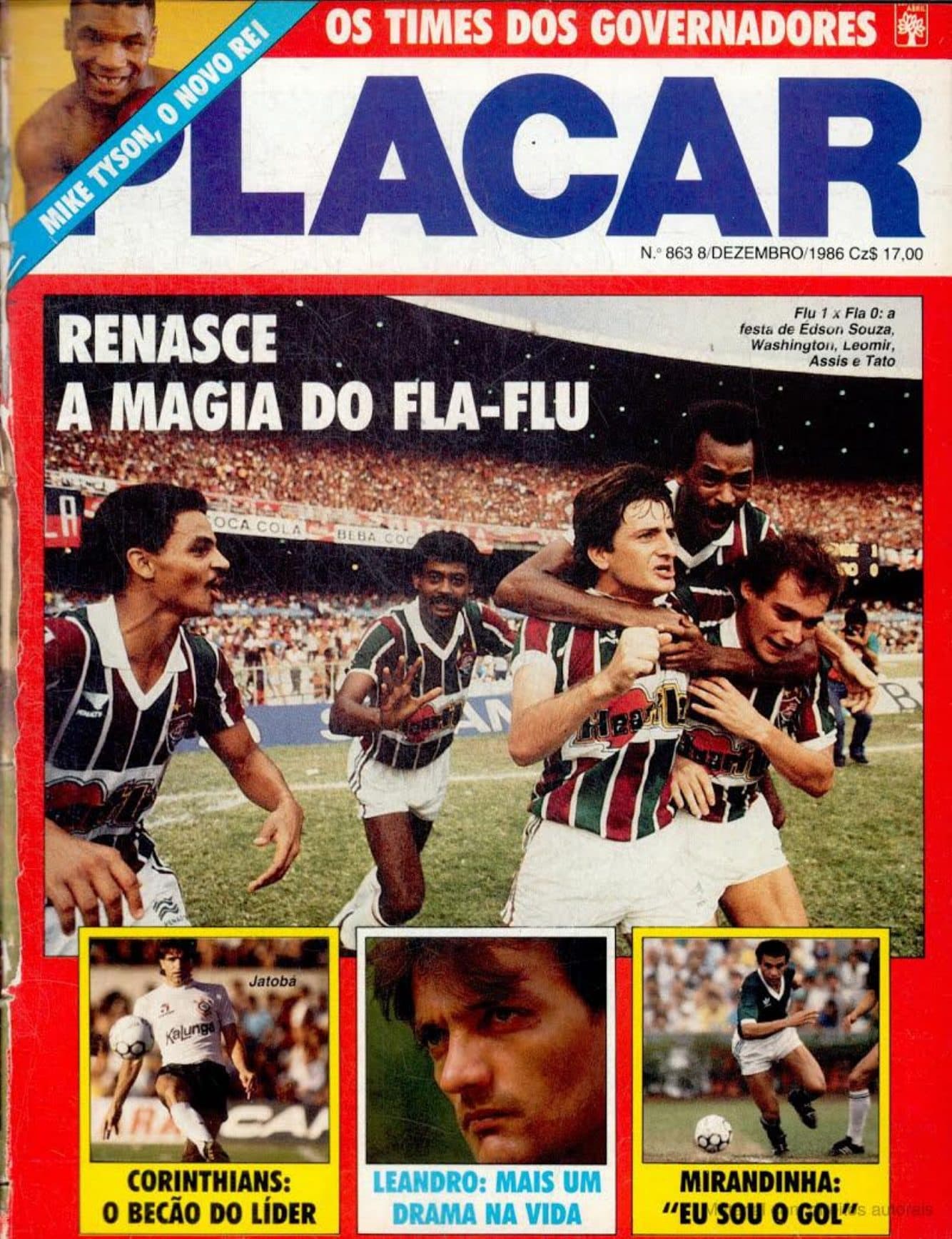 Capa da edição OS TIMES DOS GOVERNADORES da revista PLACAR