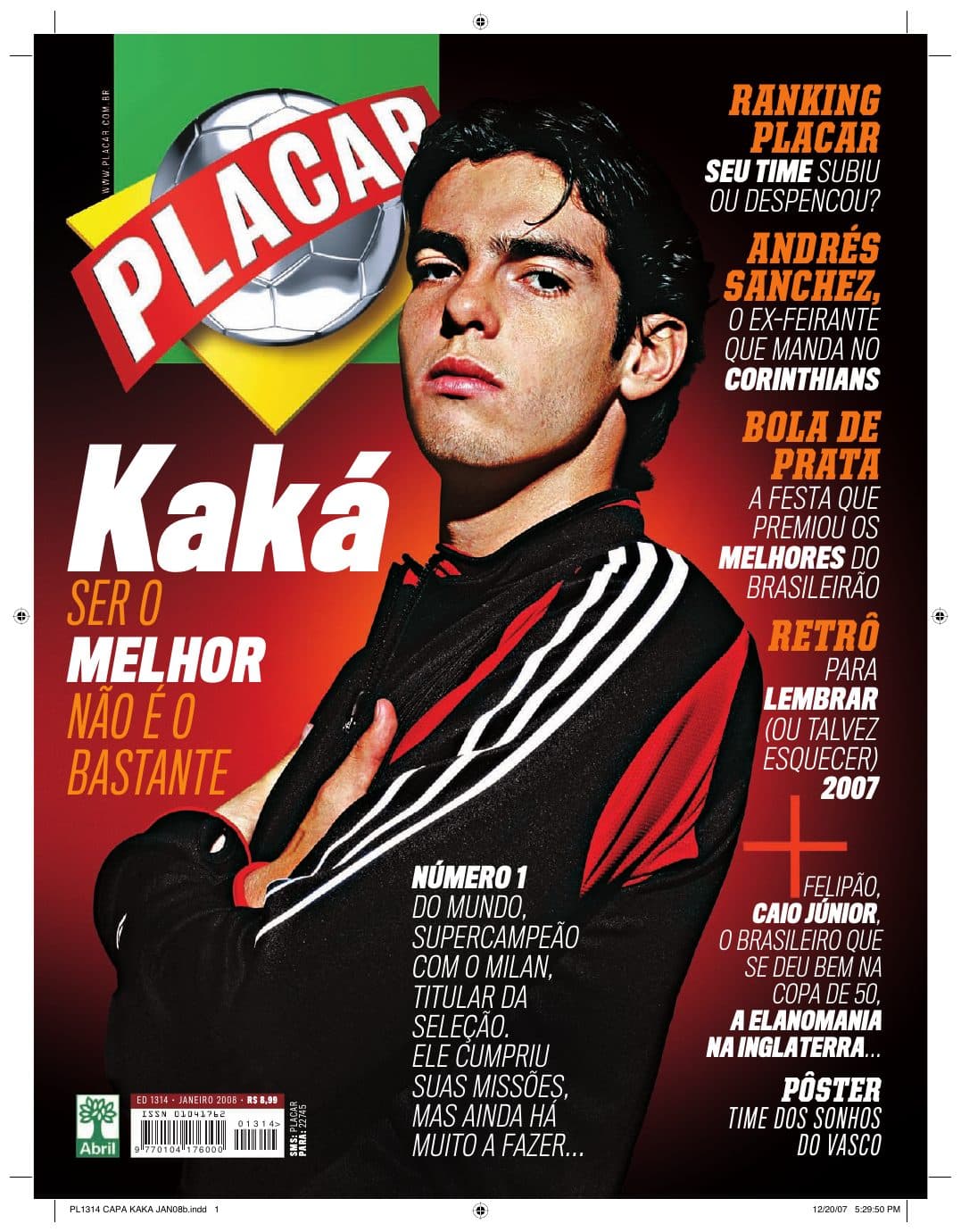 Capa da edição Nº 1314 da revista PLACAR