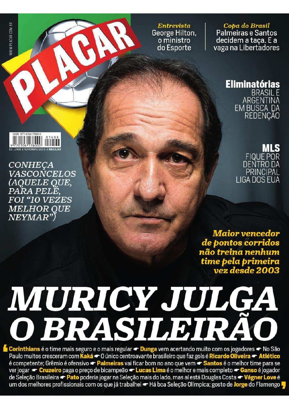 Capa da edição (I) da revista PLACAR