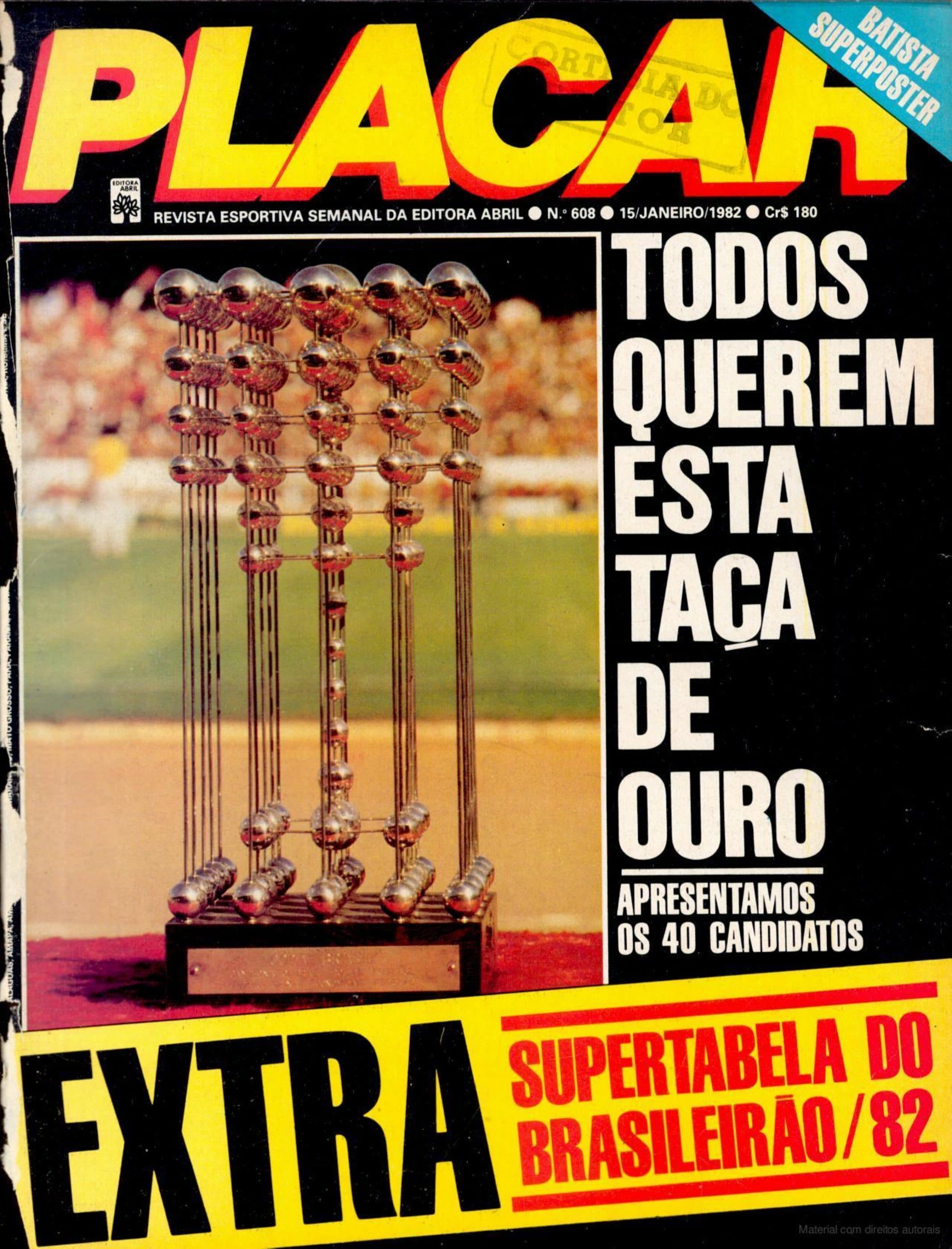 Capa da edição Nº 608 da revista PLACAR