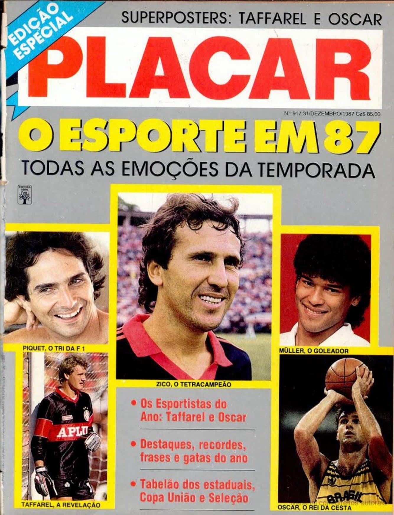 Capa da edição RETROSPECTIVA da revista PLACAR