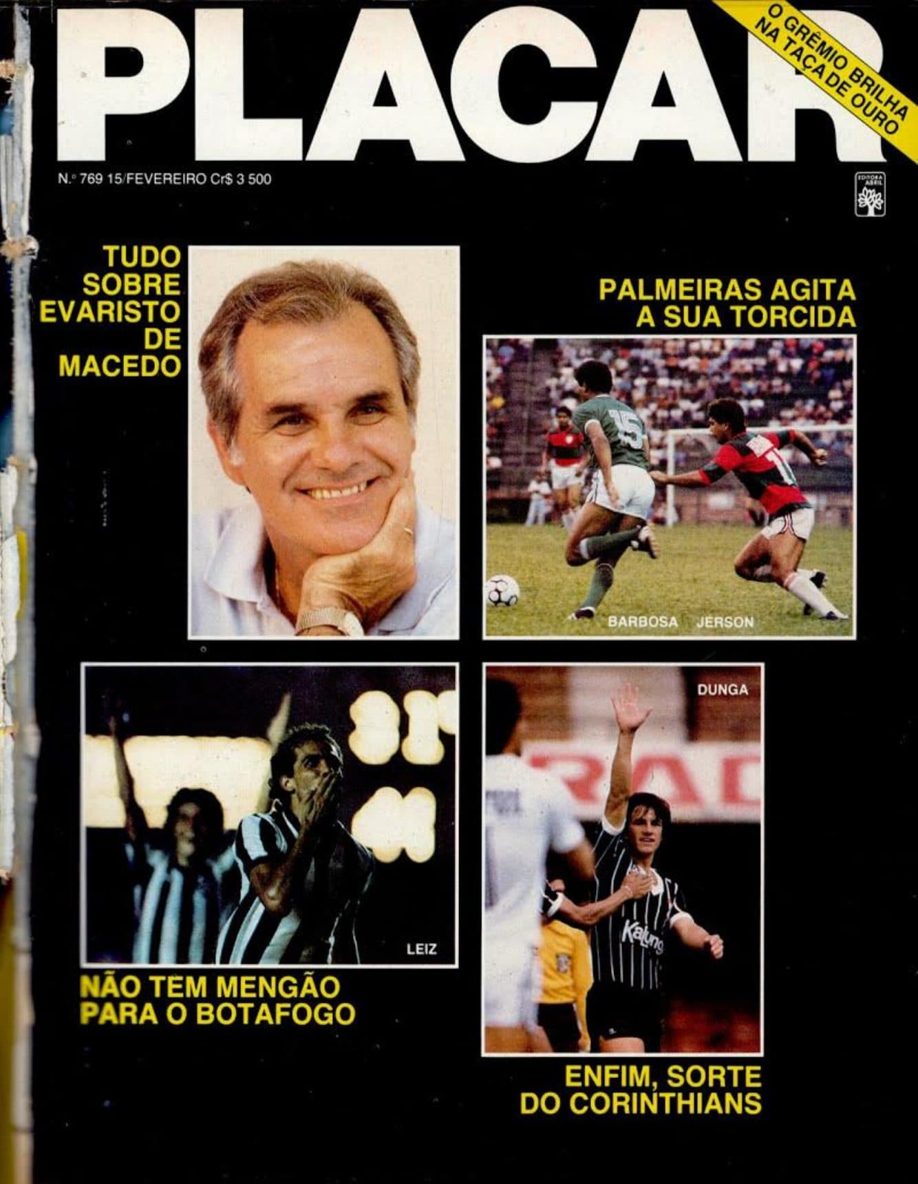 Capa da edição Nº 769 da revista PLACAR