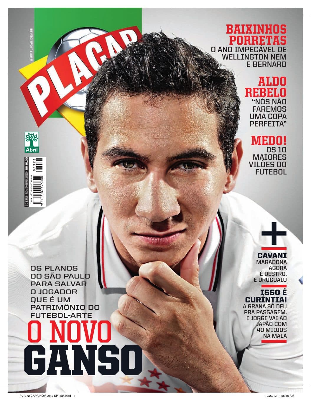 Capa da edição Nº 1372 da revista PLACAR