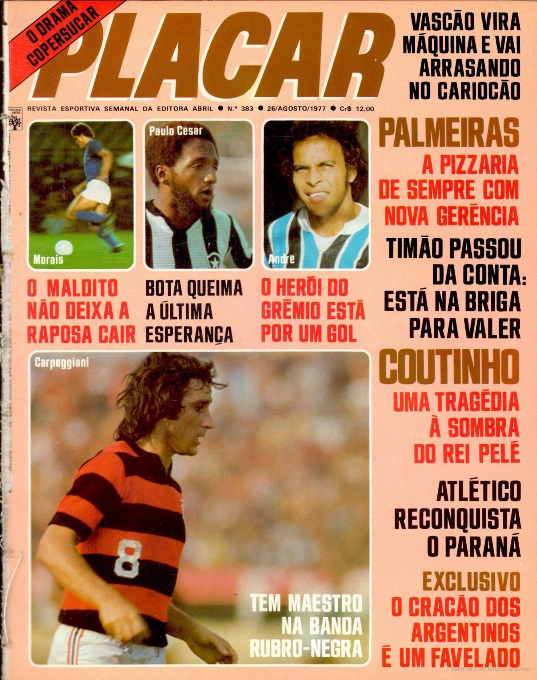 Capa da edição Vascão vira máquina e vai arrasando no Cariocão da revista PLACAR