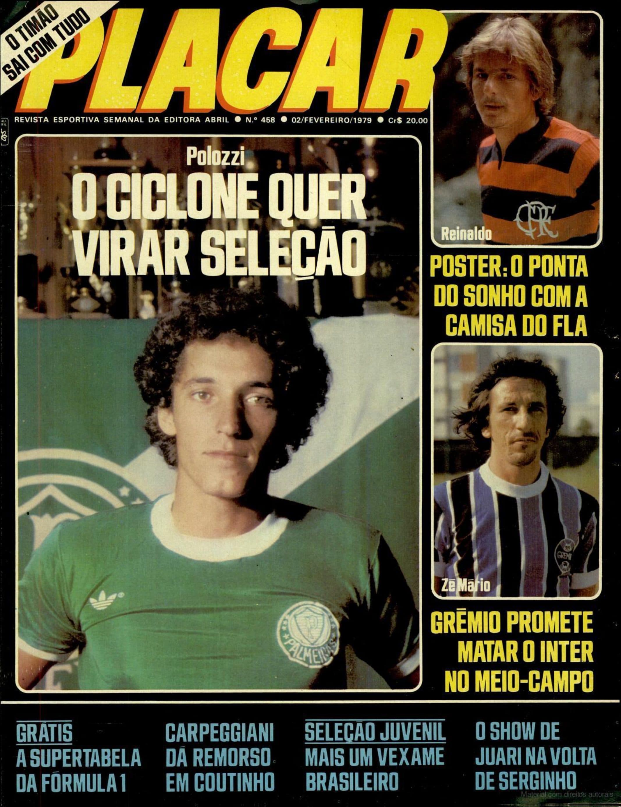 Capa da edição O Ciclone Quer Virar Seleção da revista PLACAR