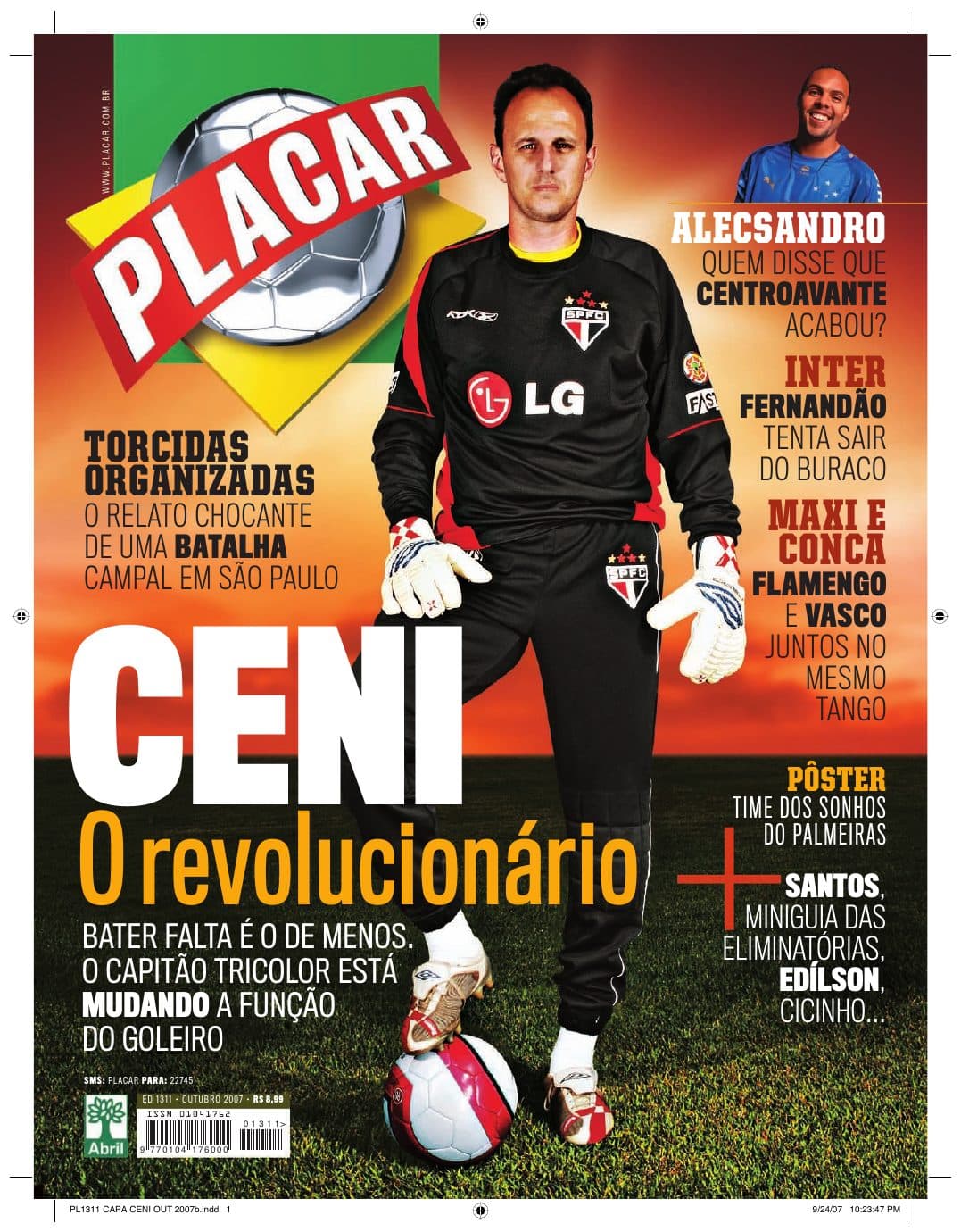 Capa da edição Nº 1311 da revista PLACAR