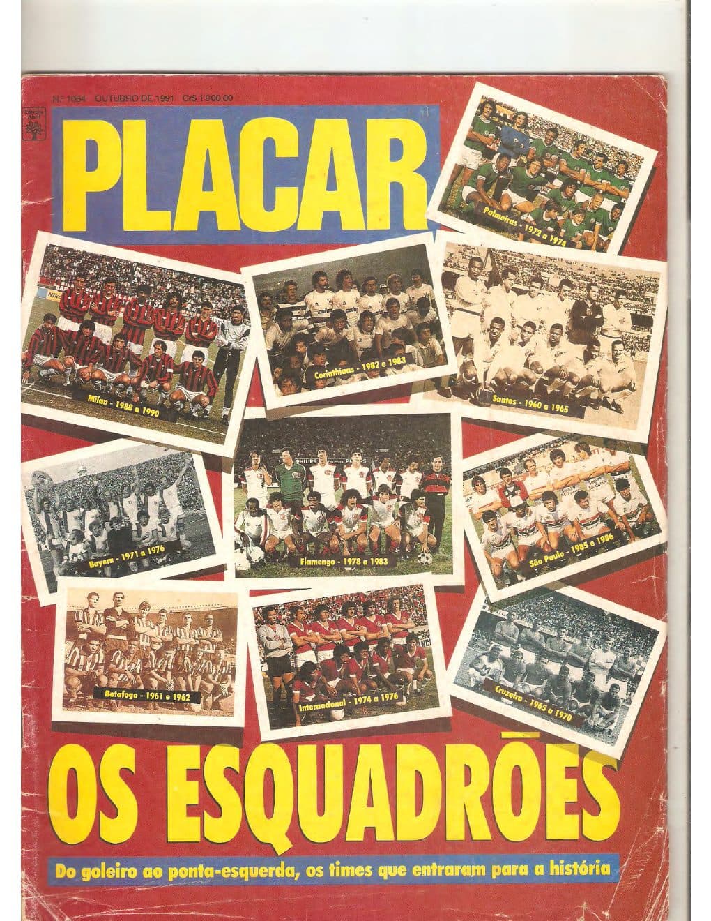 Capa da edição Nº 1064 da revista PLACAR