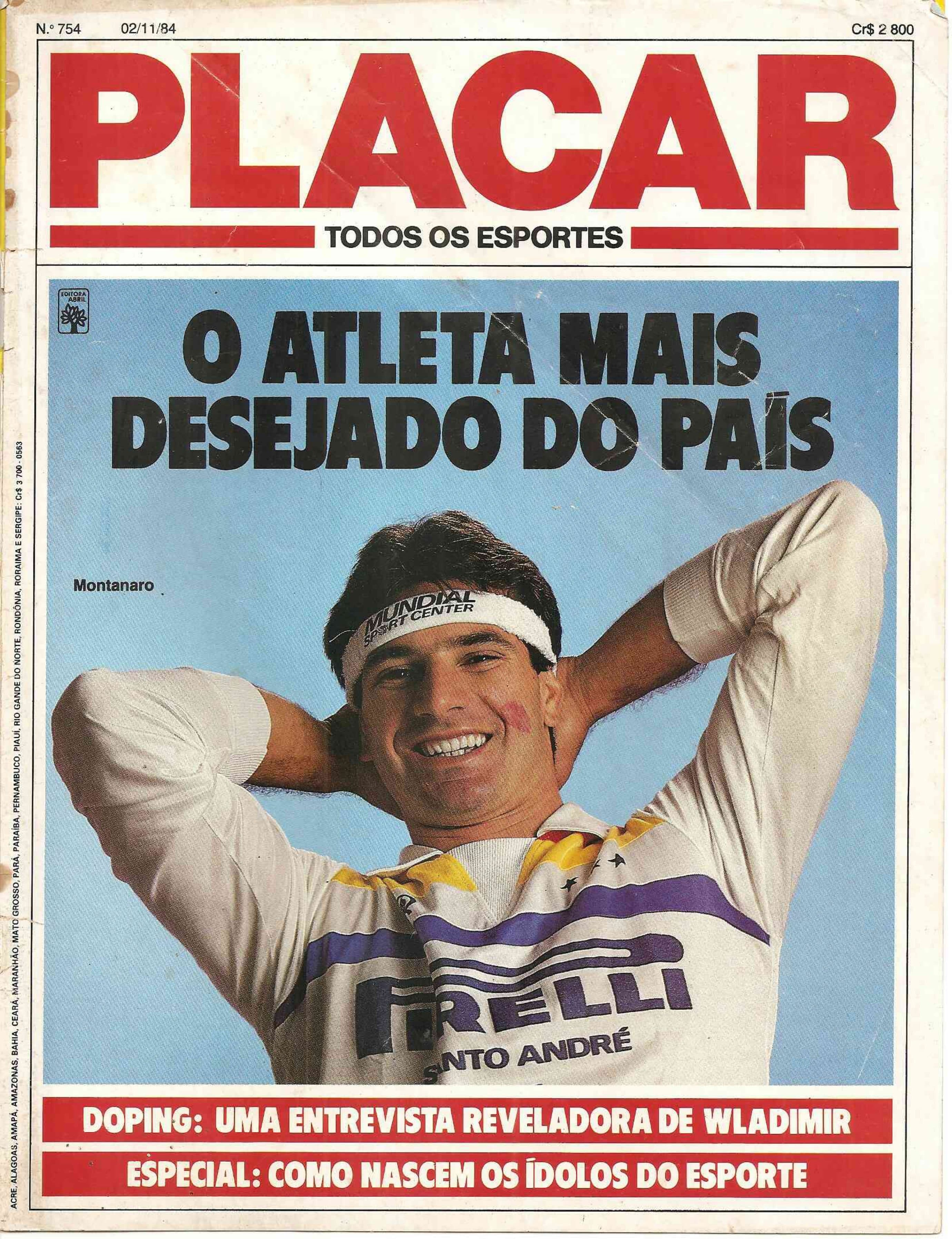 Capa da edição Nº 754 da revista PLACAR