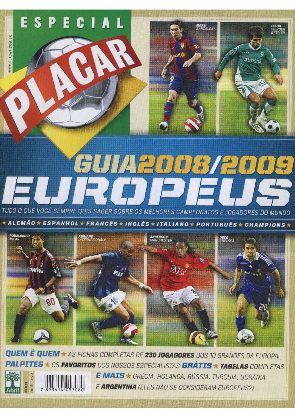 Capa da edição Nº 1322A da revista PLACAR