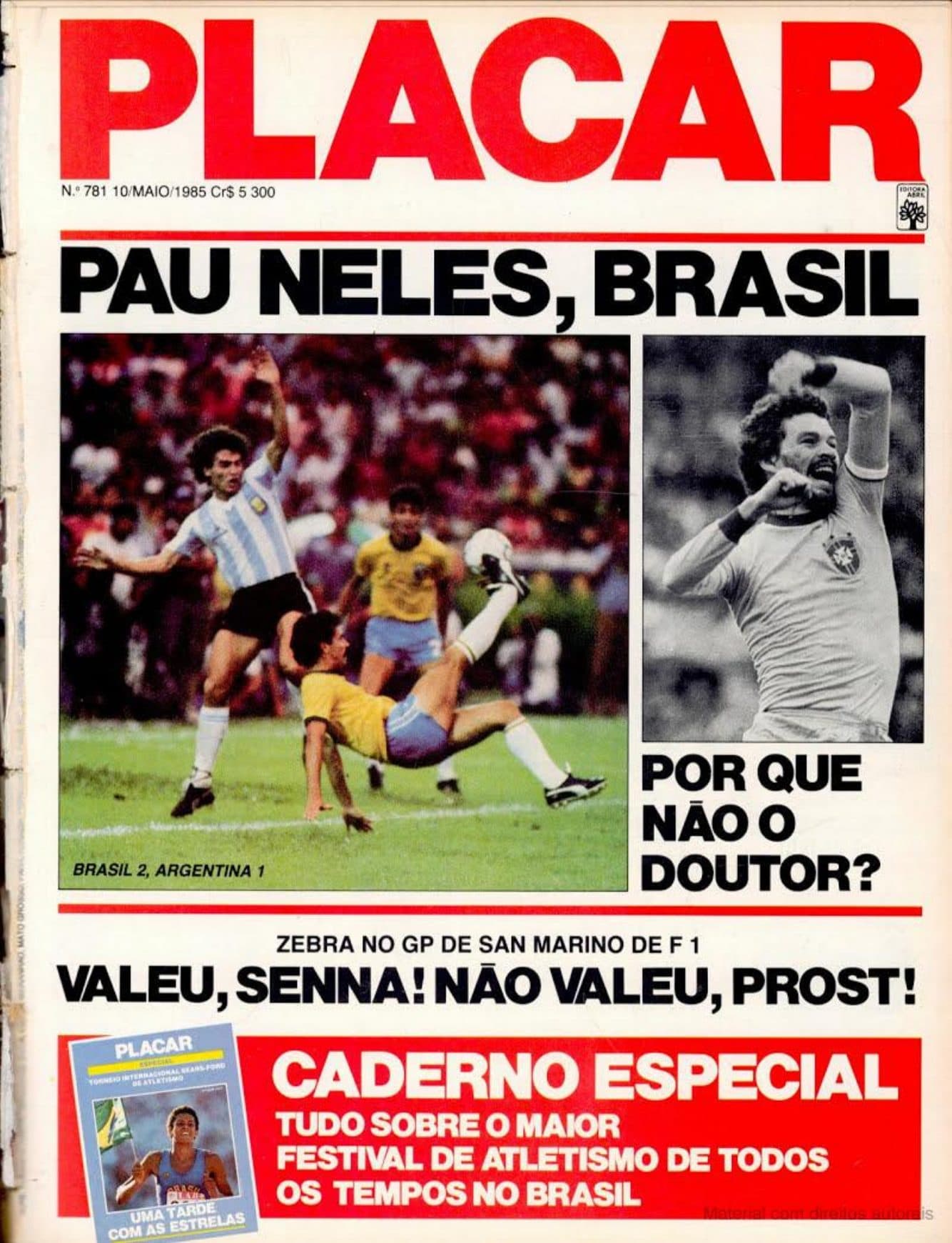 Capa da edição Nº 781 da revista PLACAR