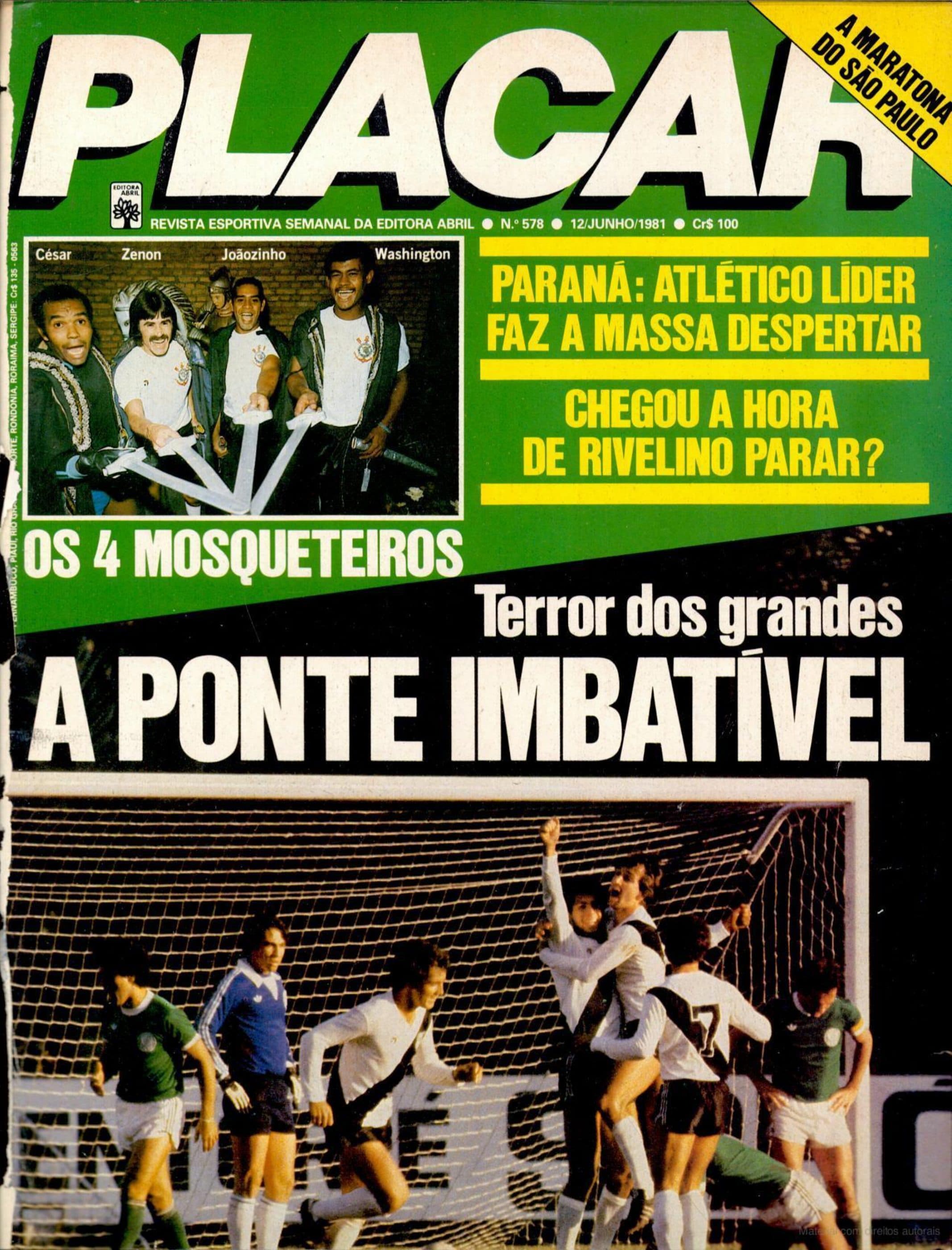 Capa da edição (I) da revista PLACAR