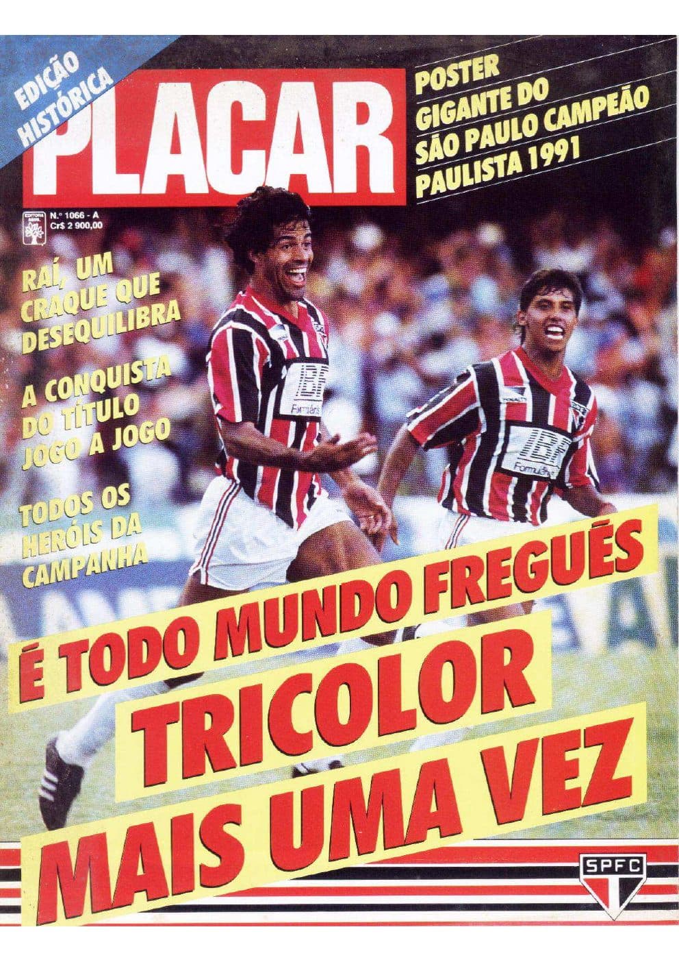 Capa da edição Nº 1066A da revista PLACAR
