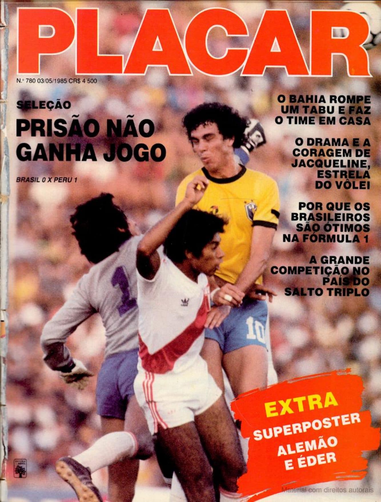 Capa da edição Nº 780 da revista PLACAR