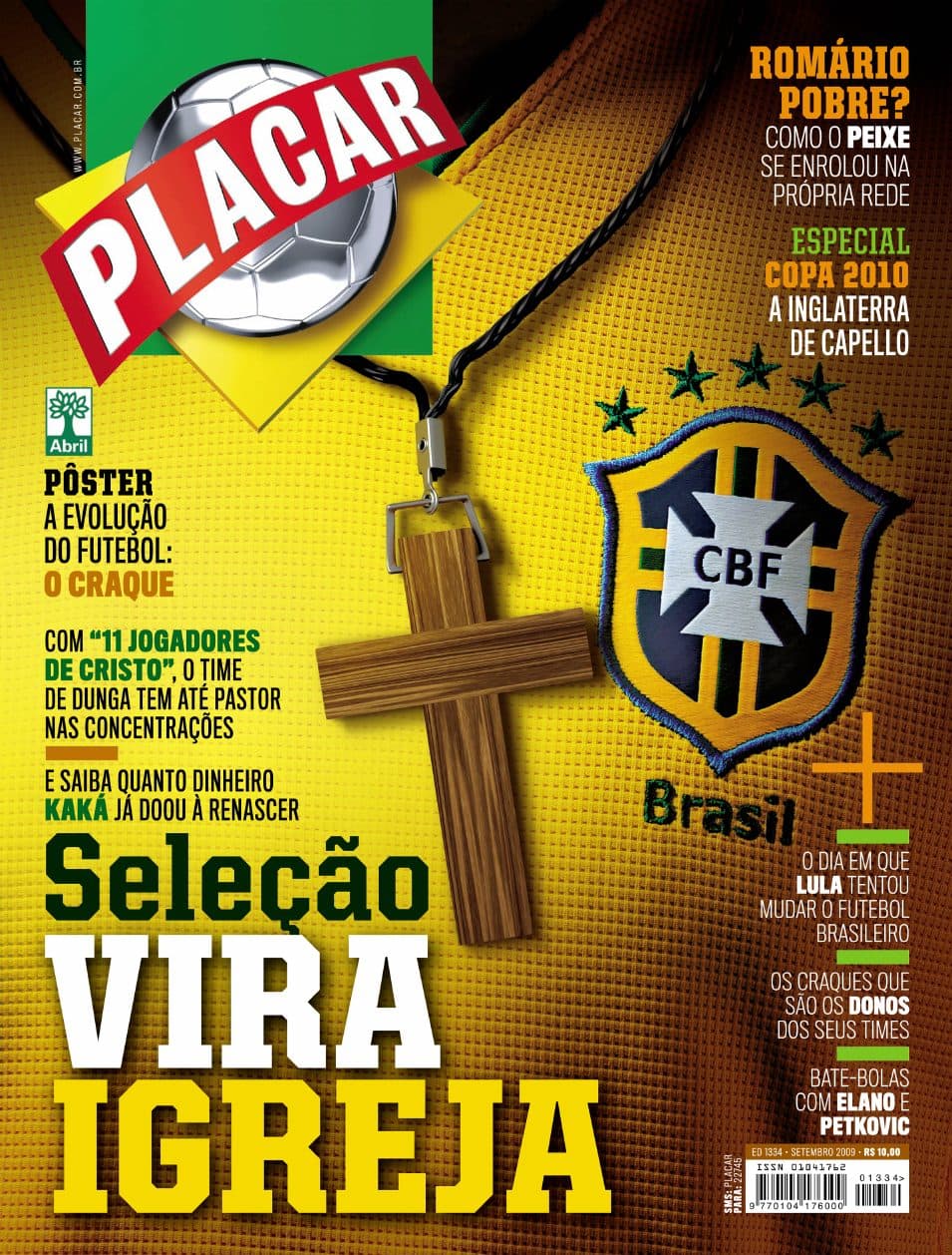 Capa da edição Nº 1334 da revista PLACAR