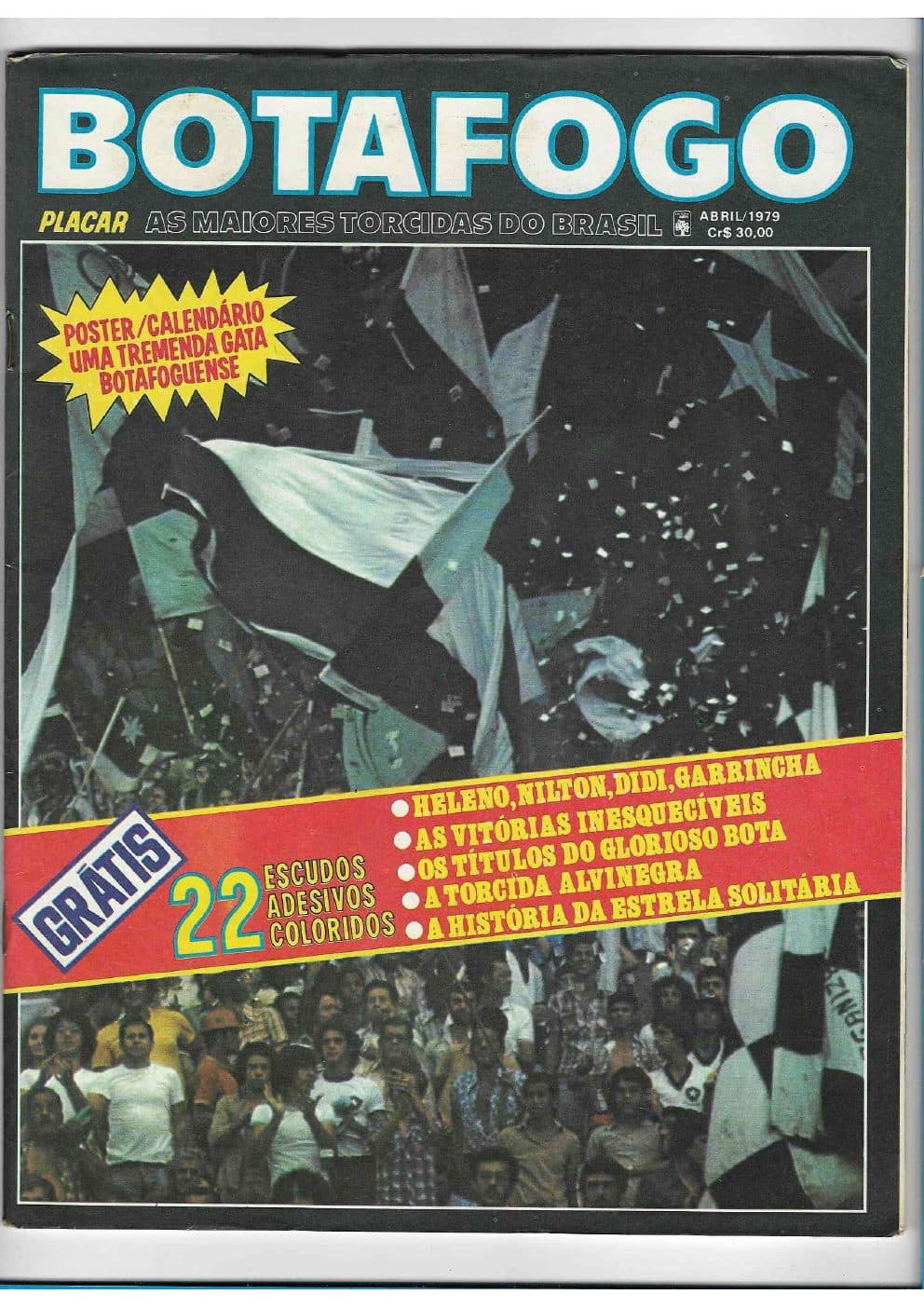 Capa da edição 1979-EDIÇÃO E. M.T.B. BOTAFOGO da revista PLACAR