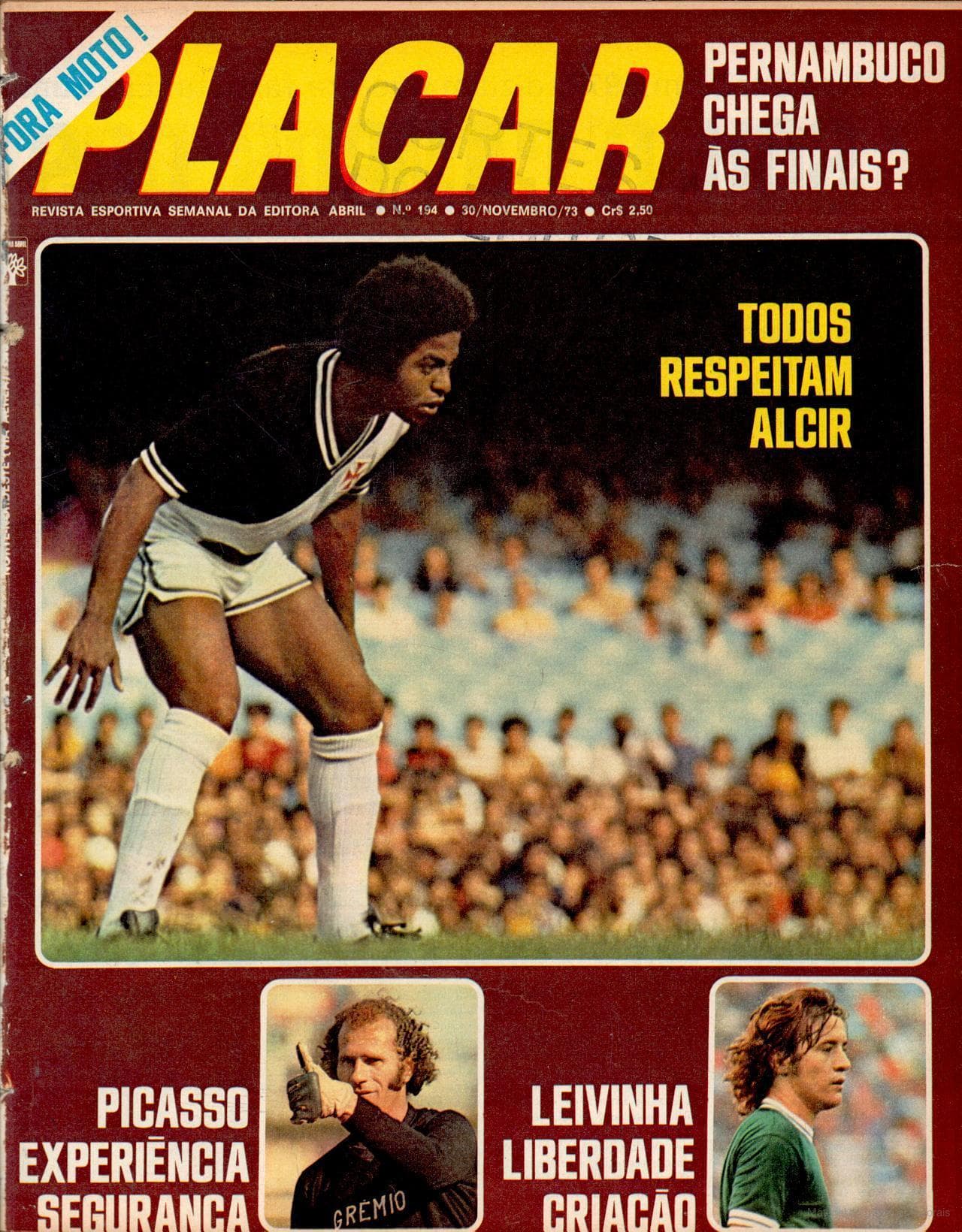 Capa da edição Pernambuco chega às finais? da revista PLACAR