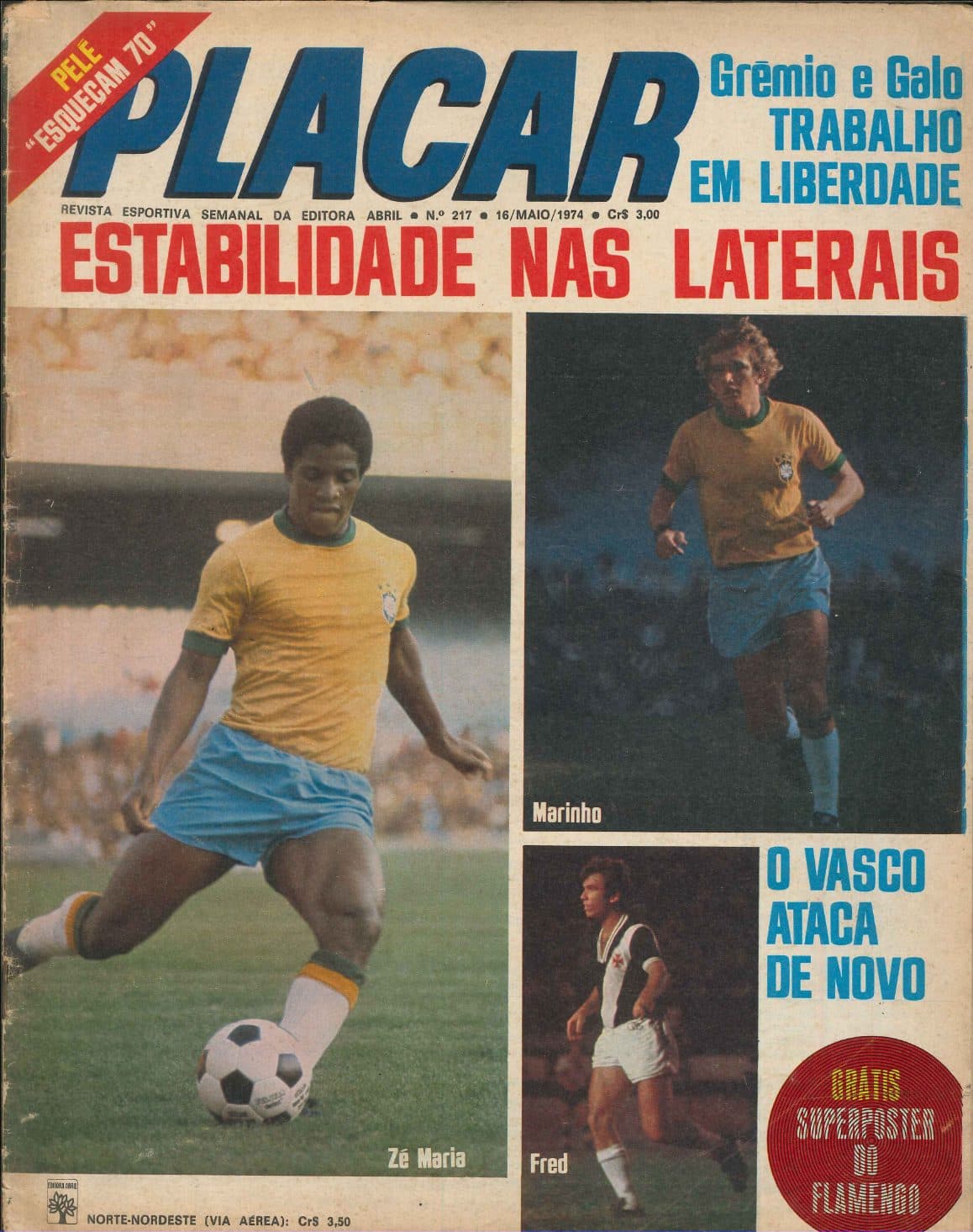 Capa da edição Estabilidade nas Laterais da revista PLACAR