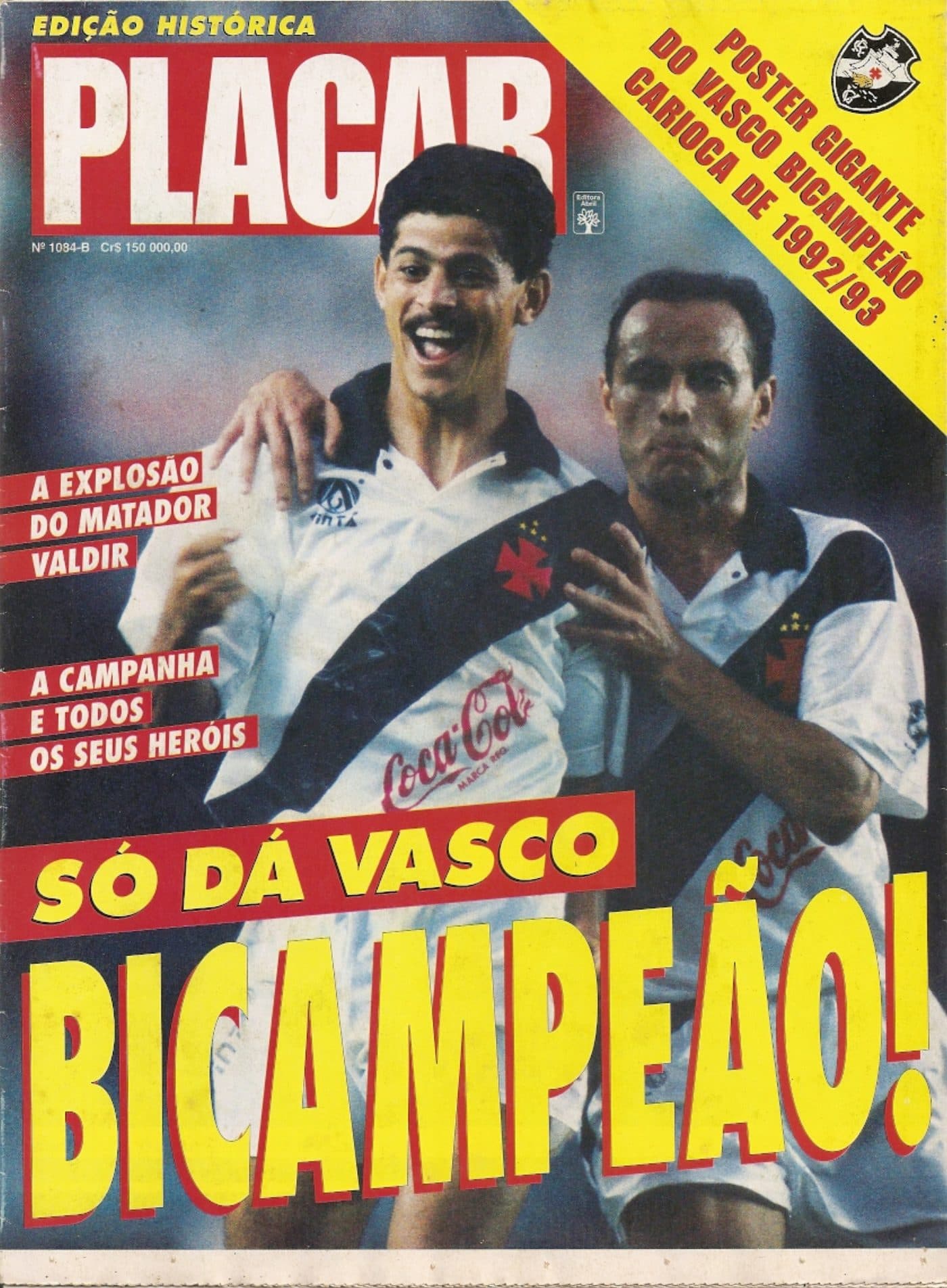 Capa da edição Nº 1084B da revista PLACAR