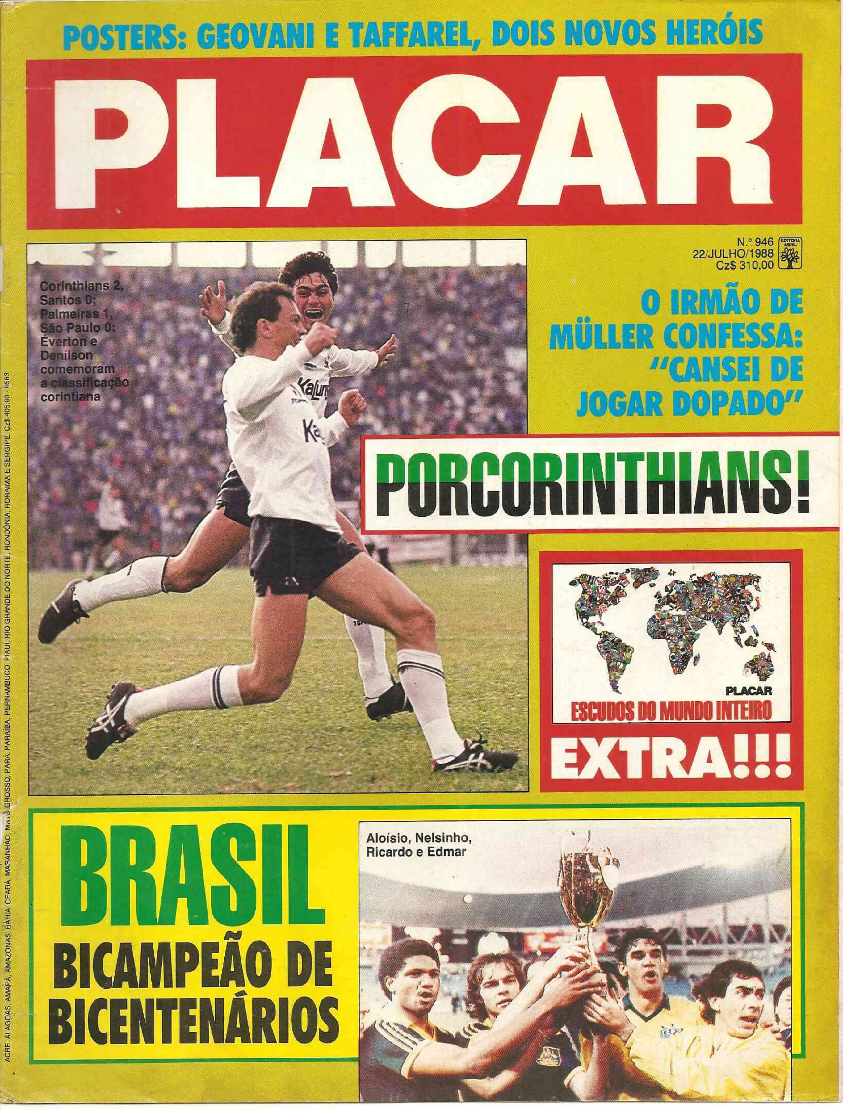 Capa da edição Nº 946 da revista PLACAR