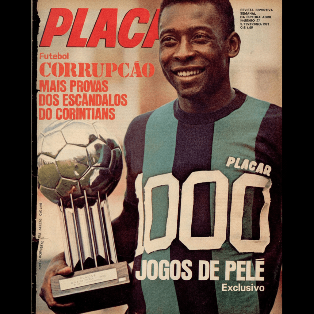 Capa da edição 1000 Jogos de Pelé da revista PLACAR