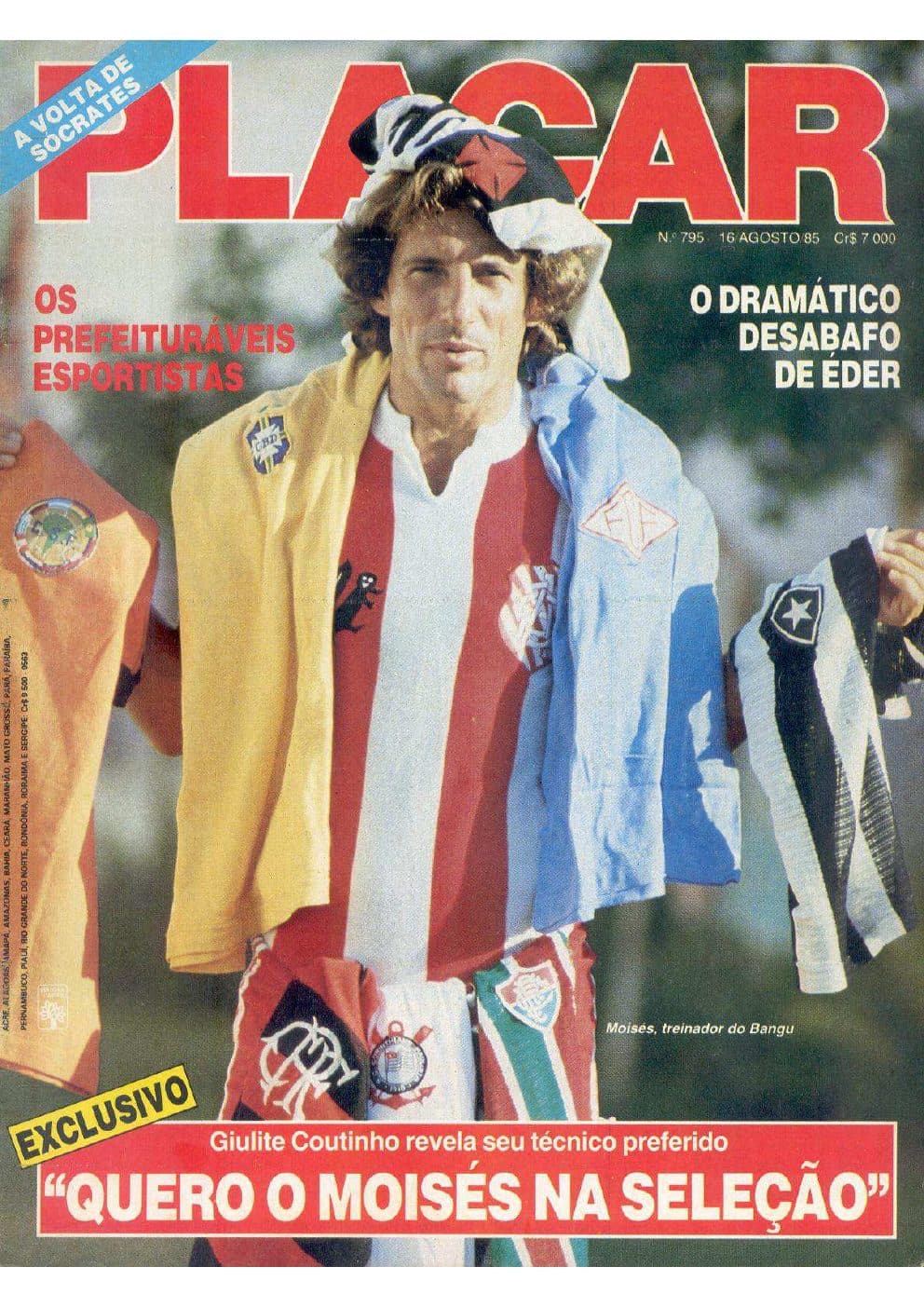 Capa da edição Nº 795 da revista PLACAR