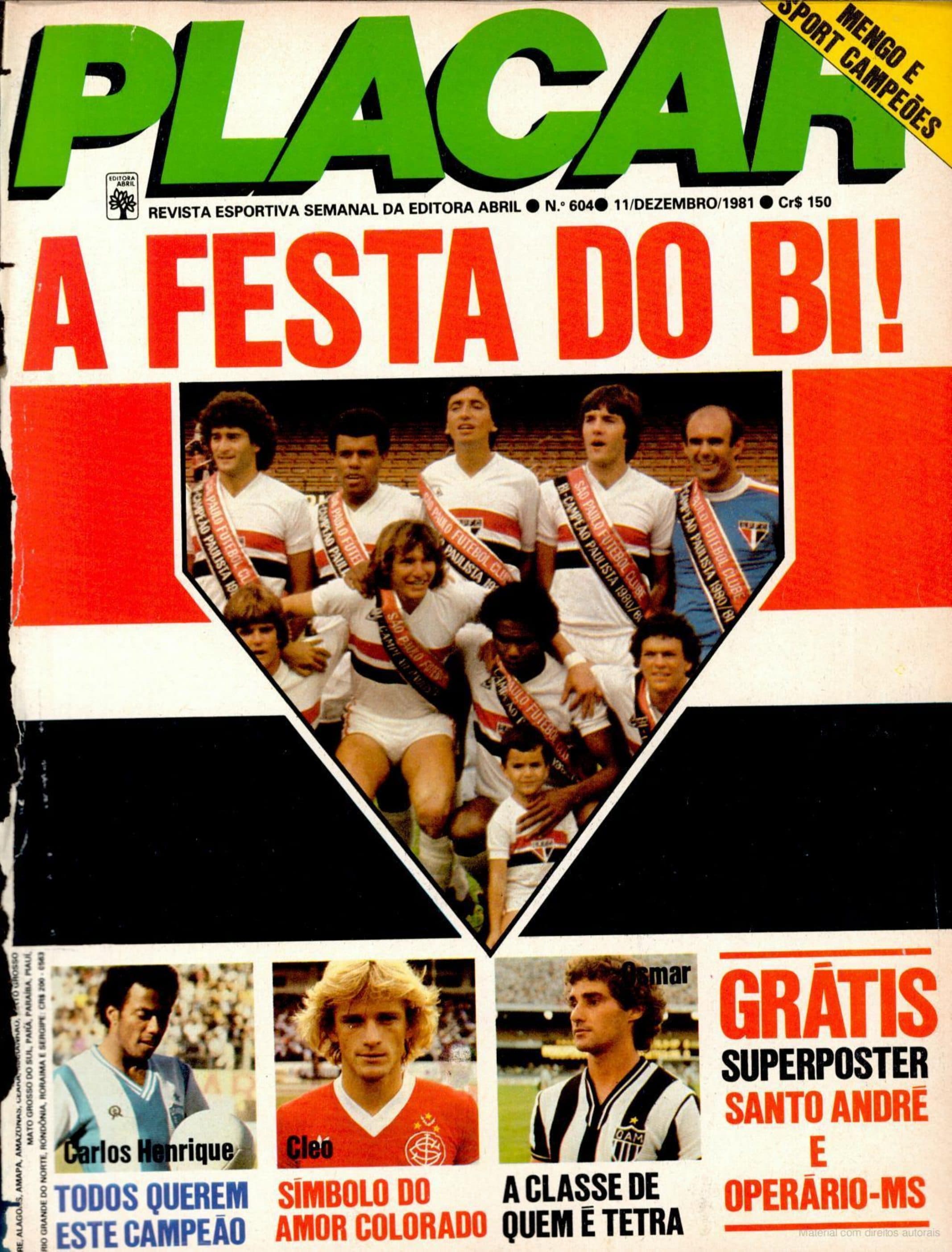 Capa da edição A FESTA DO BI! da revista PLACAR