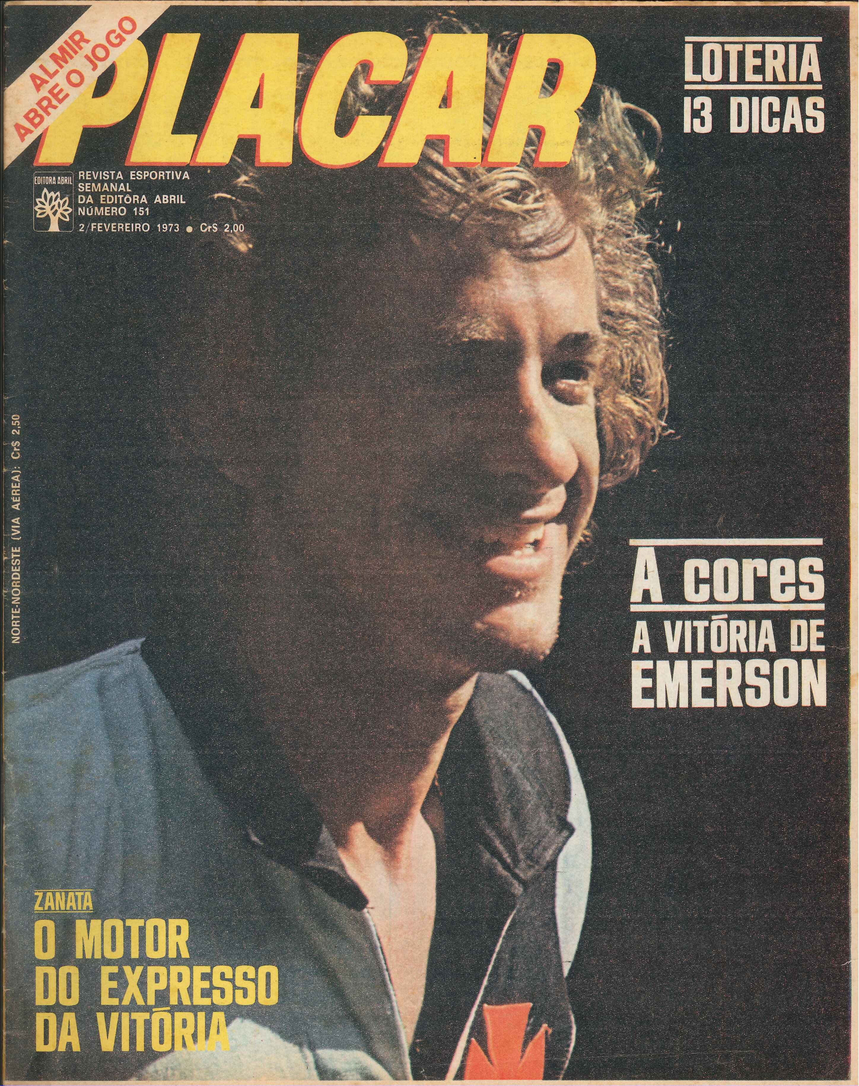 Capa da edição Almir Abre o Jogo da revista PLACAR