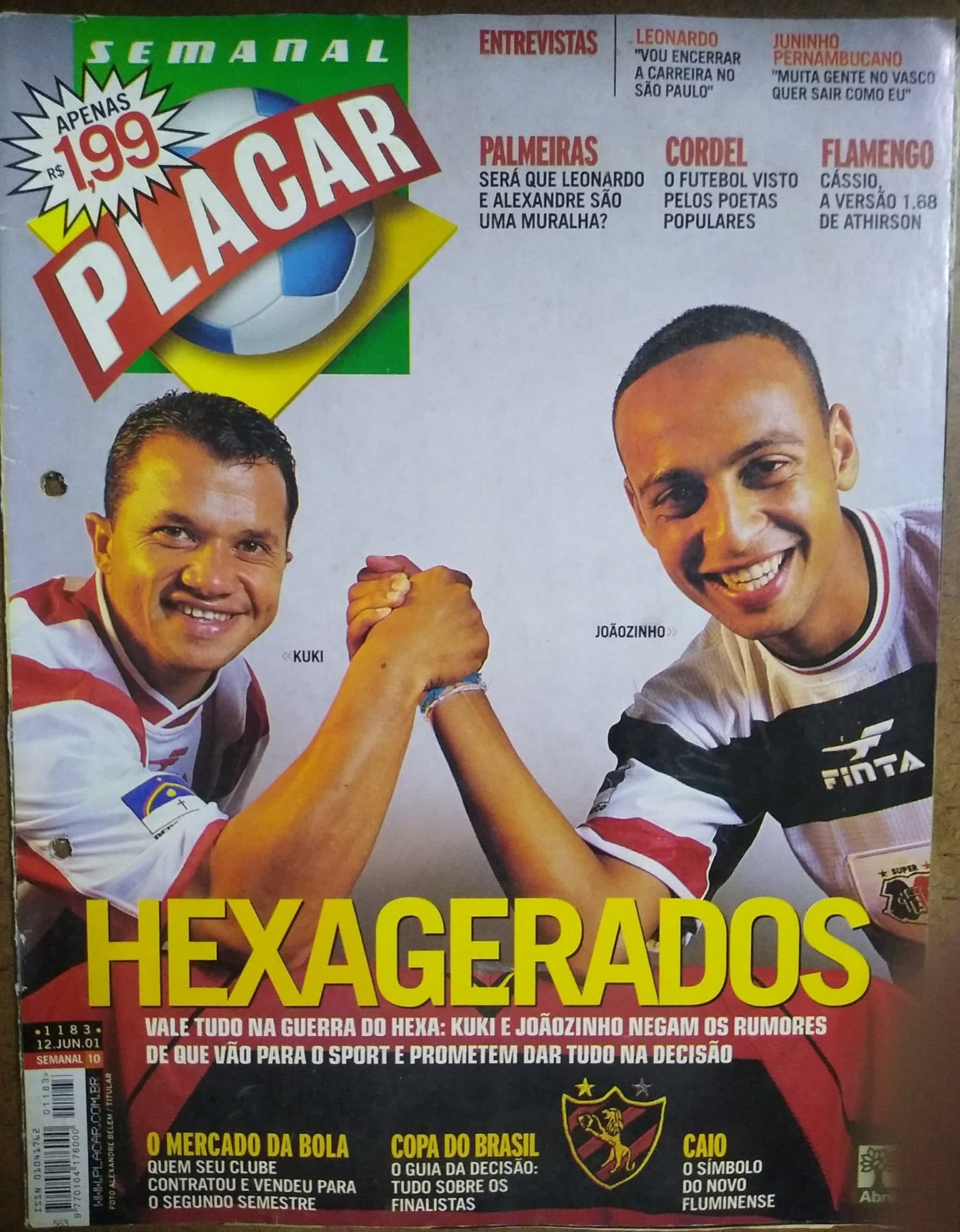 Capa da edição Nº 1183 da revista PLACAR