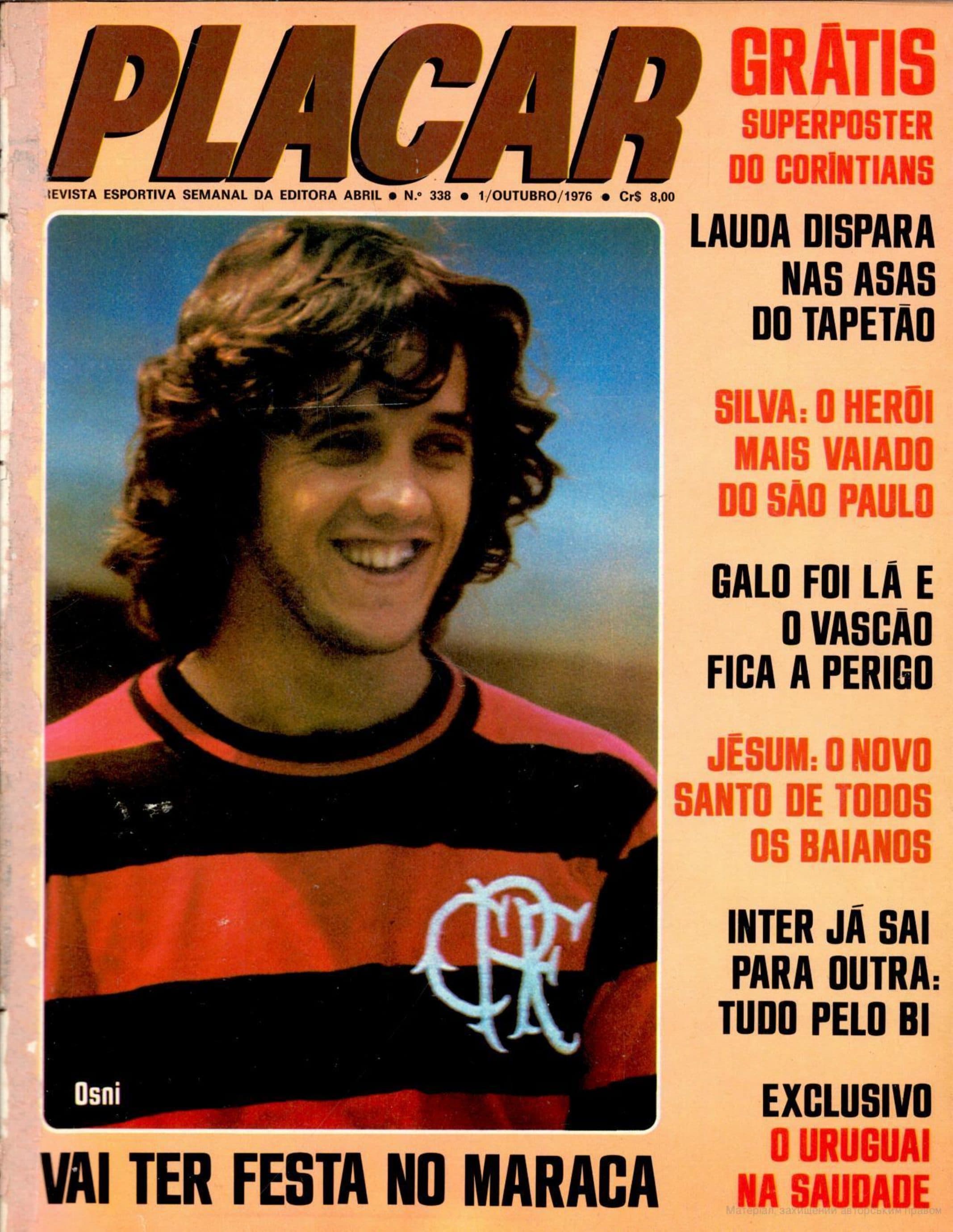 Capa da edição VAI TER FESTA NO MARACA da revista PLACAR
