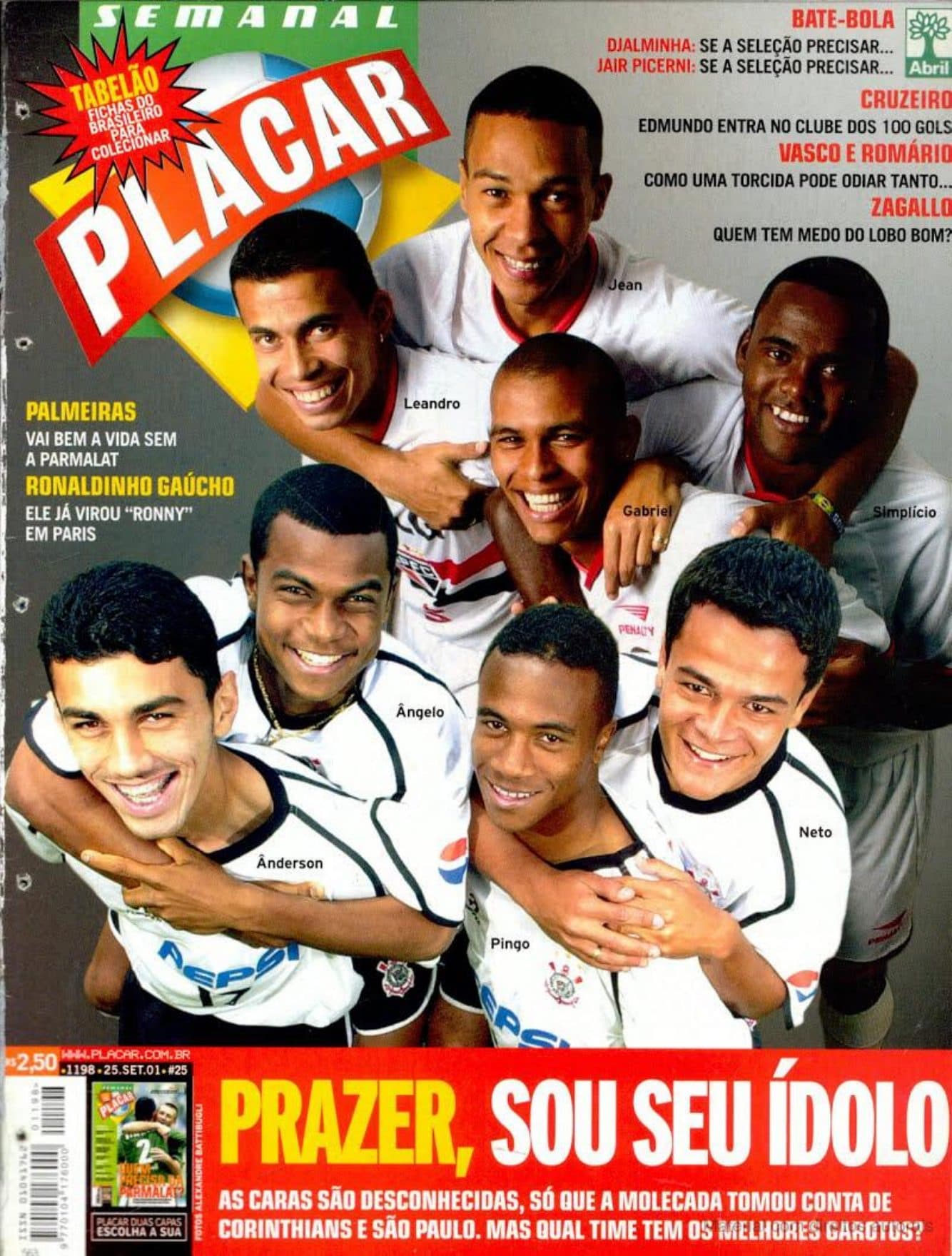 Capa da edição 2001-EDIÇÃO da revista PLACAR