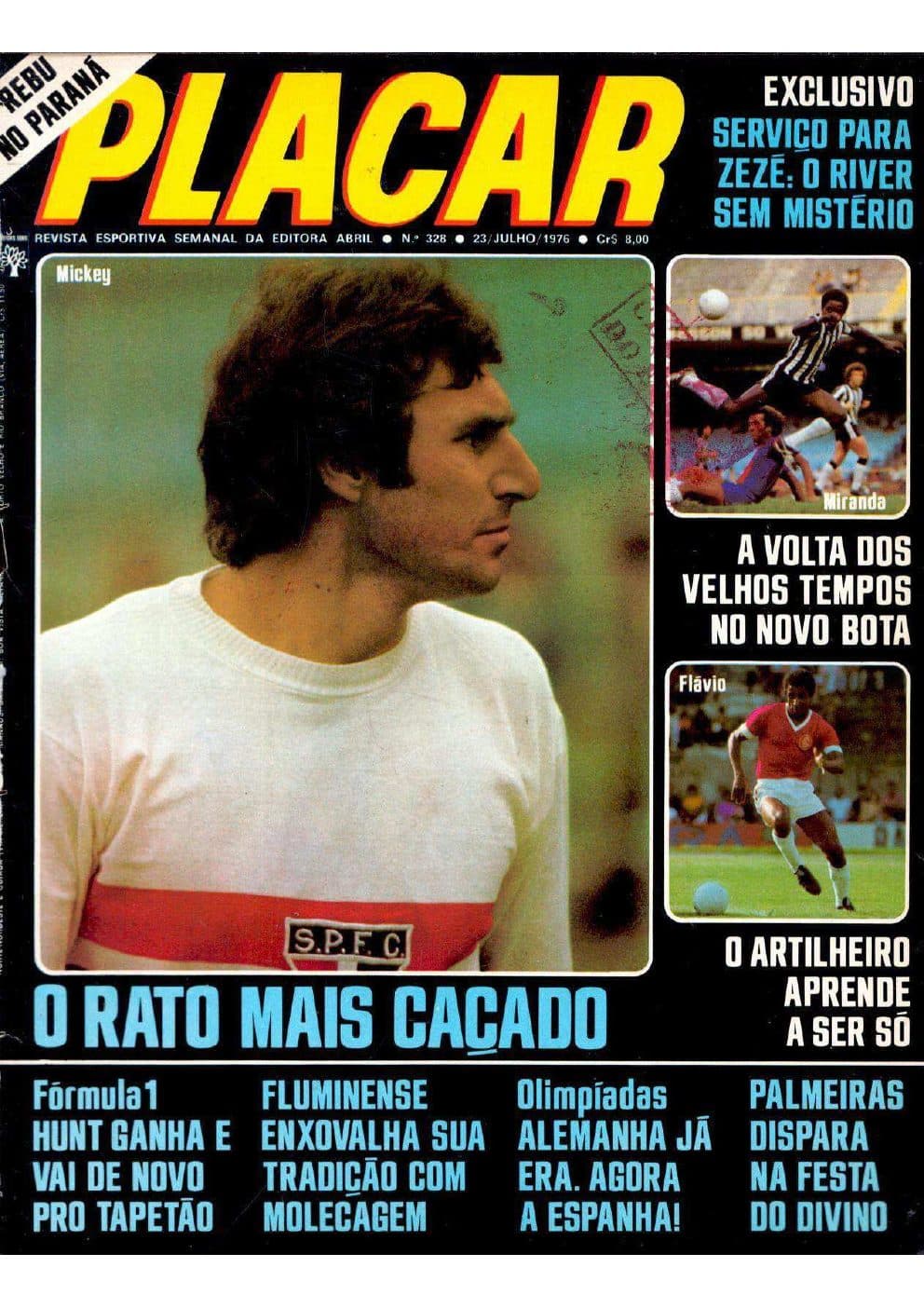 Capa da edição O Rato Mais Caçado da revista PLACAR