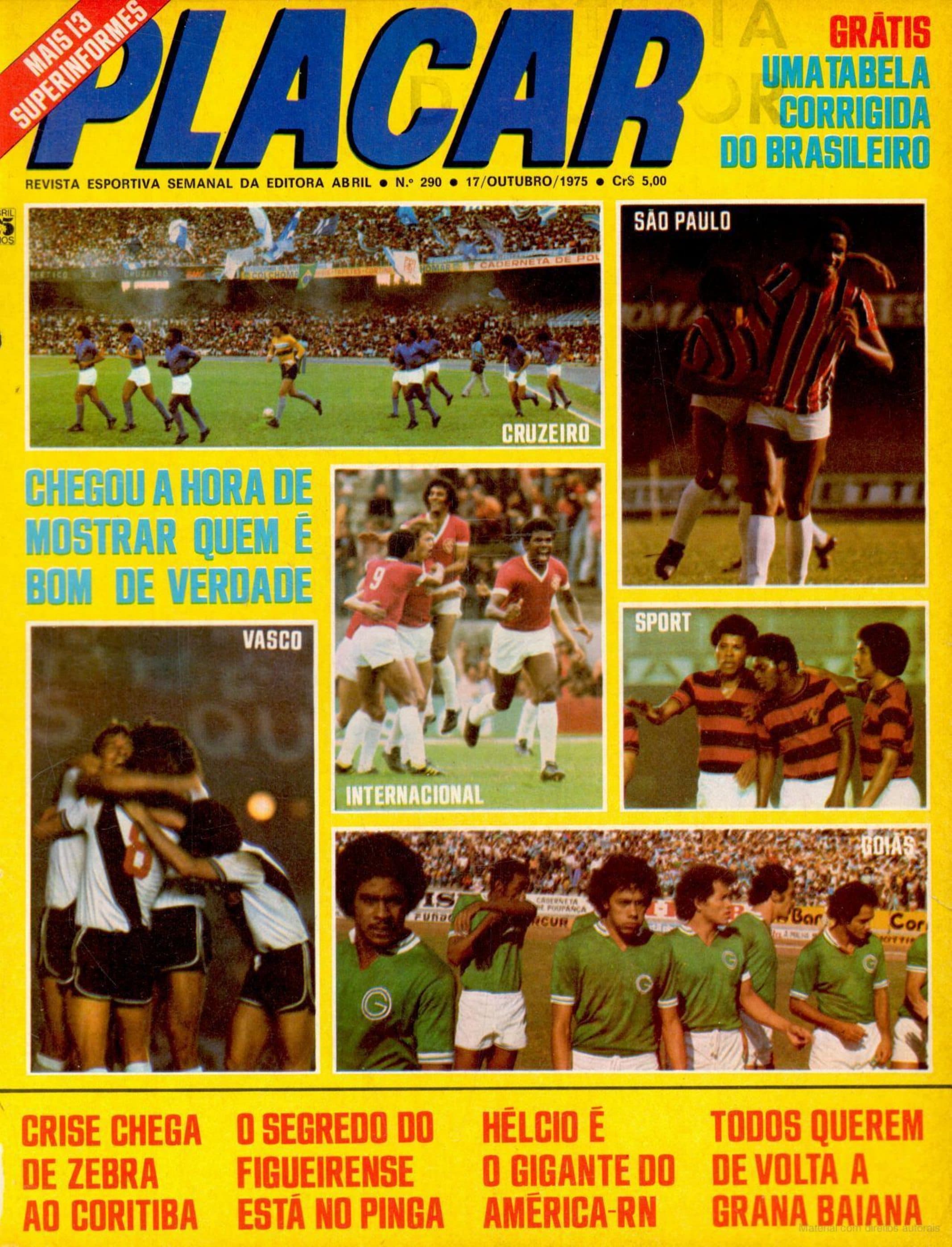 Capa da edição Chegou a hora de mostrar quem é bom de verdade da revista PLACAR