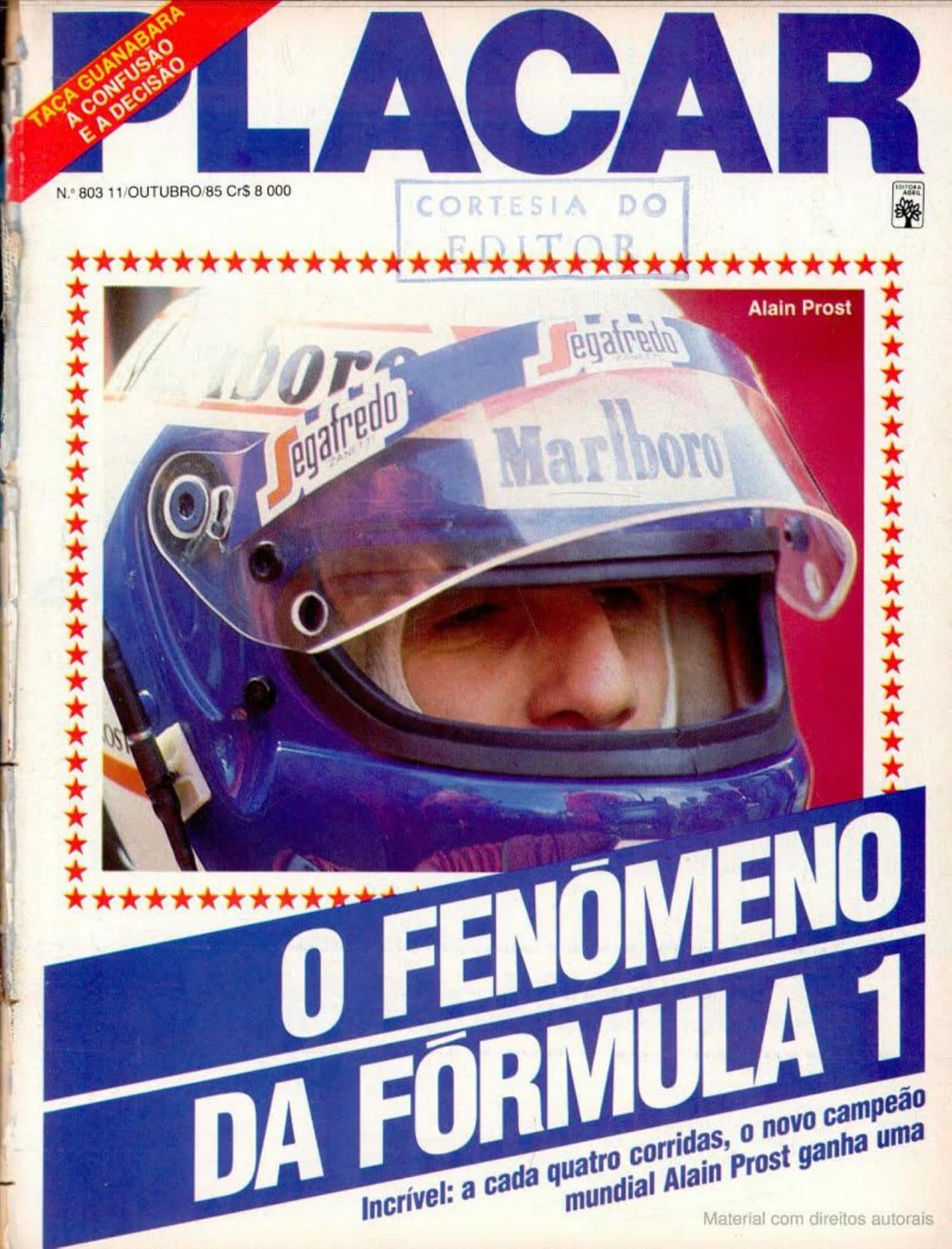 Capa da edição Nº 803 da revista PLACAR