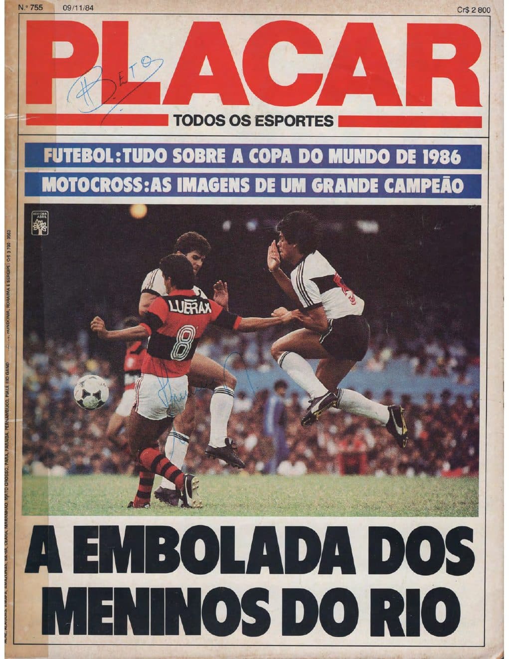 Capa da edição Nº 755 da revista PLACAR